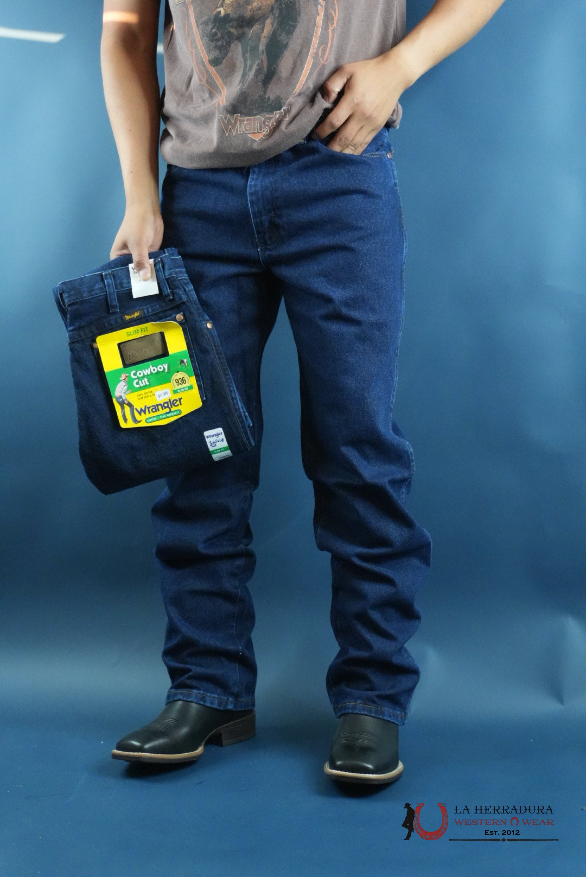 WRANGLER MEN’S JEANS COWBOY CUT SLIM FIT NTF WRANGLER JEANS