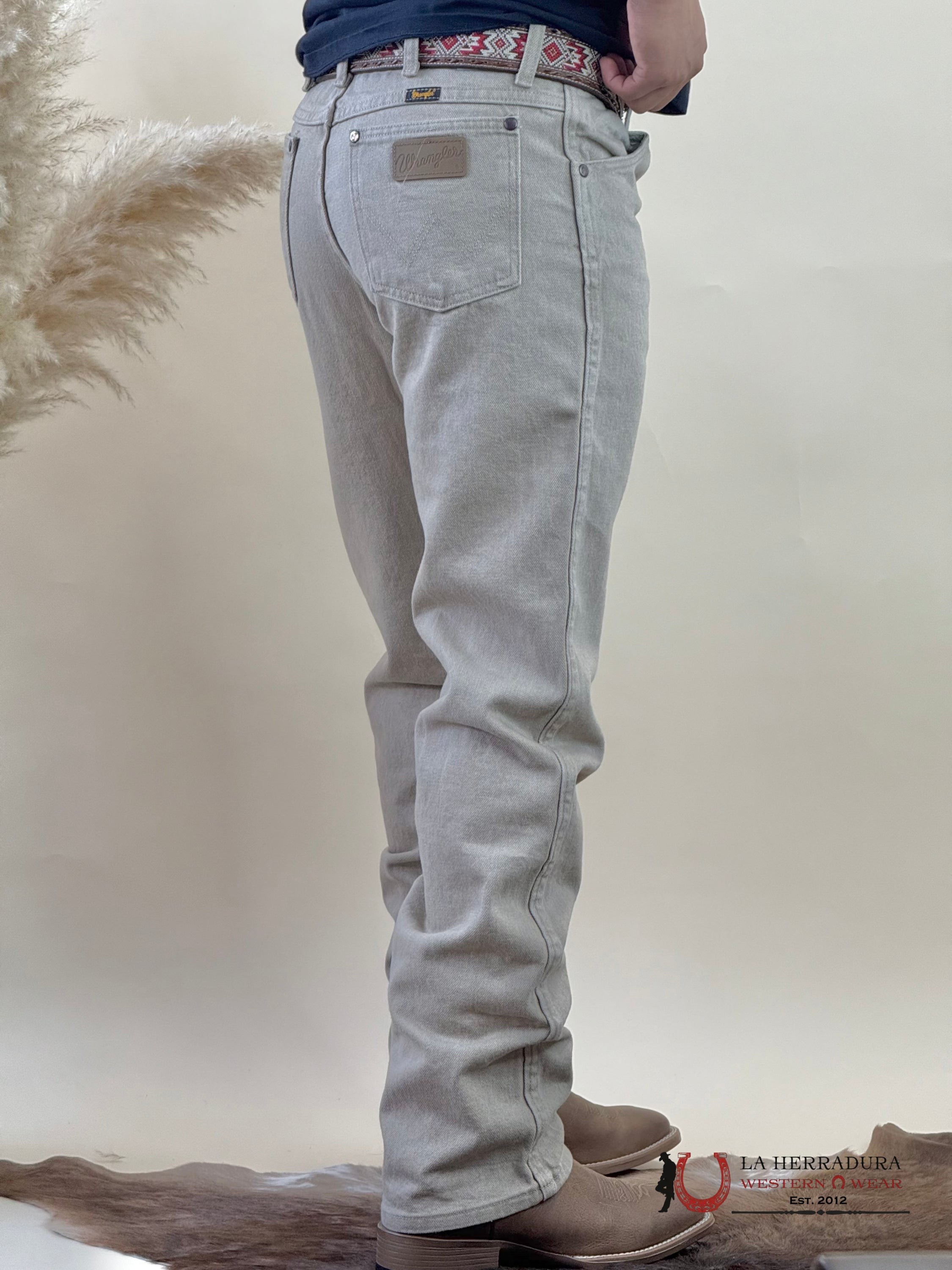 WRANGLER MEN’S JEANS COWBOY CUT SLIM FIT PREWASHED TAN 936TAN WRANGLER JEANS