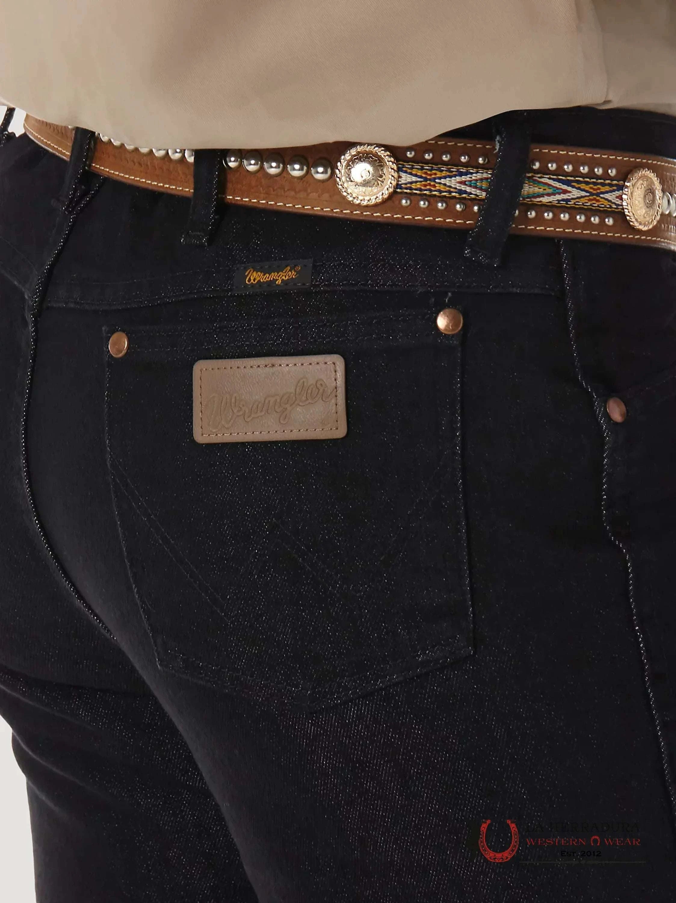 WRANGLER MEN’S JEANS COWBOY CUT SLIM FIT SHADOW BLACK 936WBK WRANGLER JEANS
