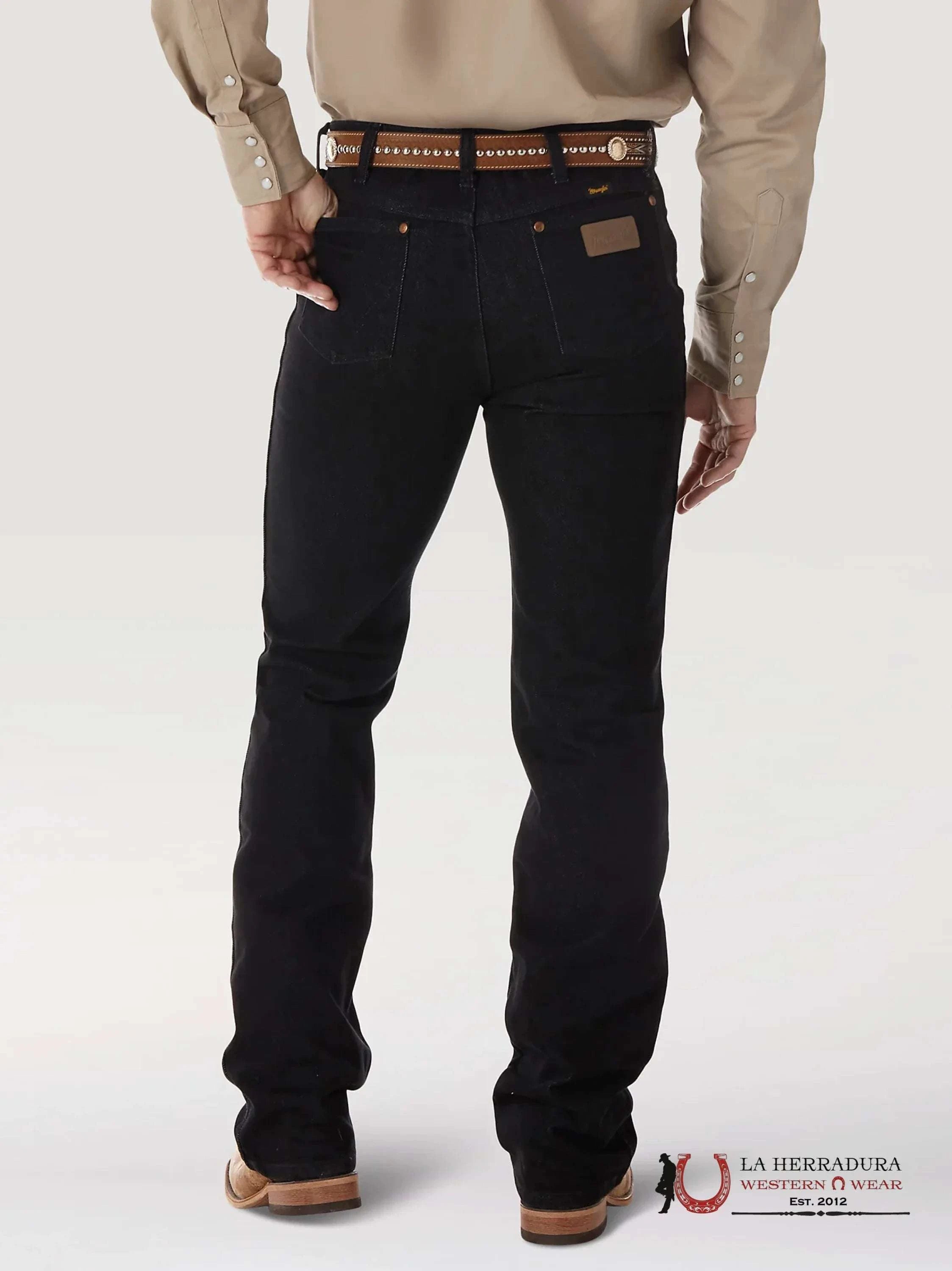 WRANGLER MEN’S JEANS COWBOY CUT SLIM FIT SHADOW BLACK 936WBK WRANGLER JEANS
