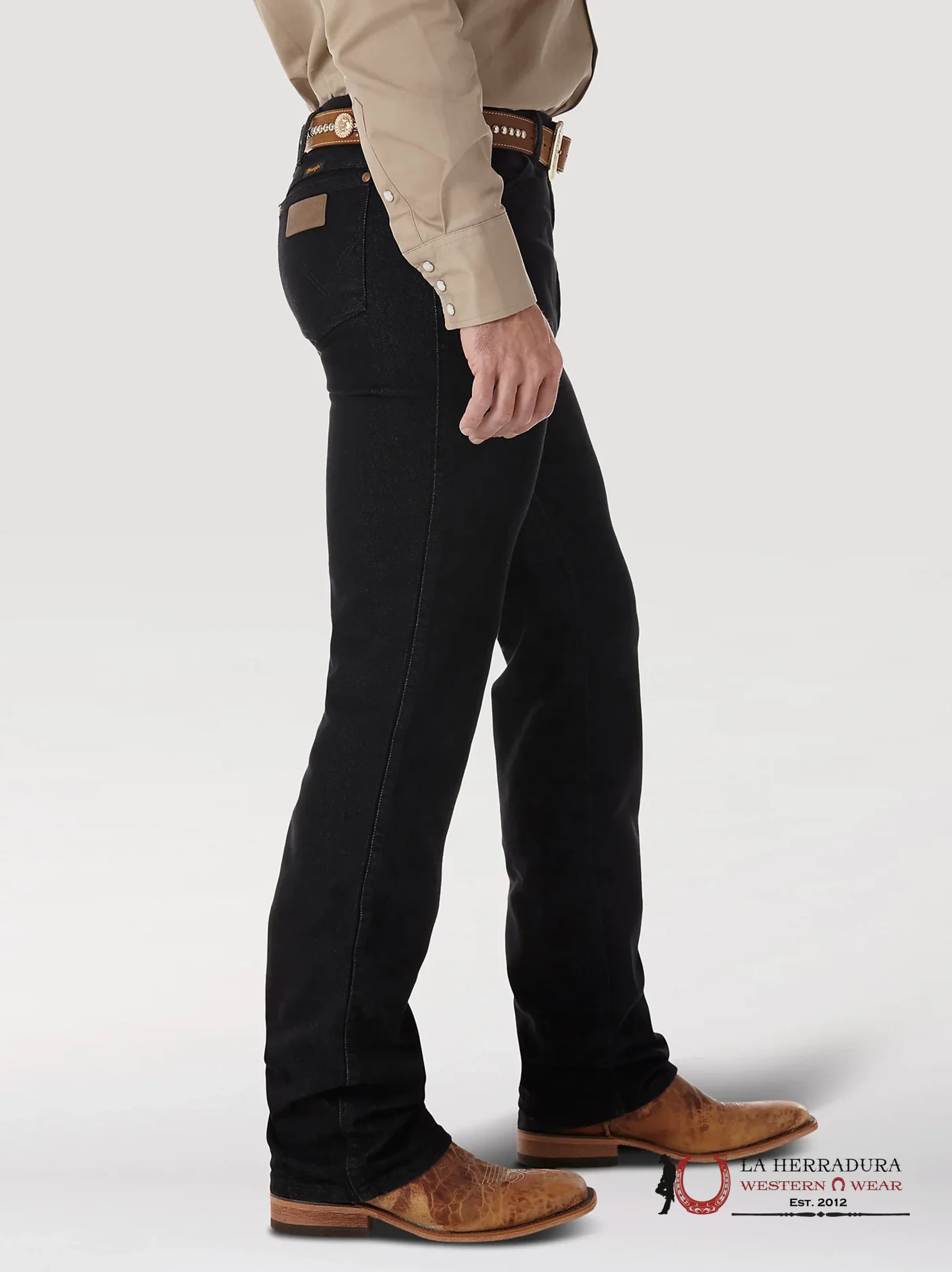 WRANGLER MEN’S JEANS COWBOY CUT SLIM FIT SHADOW BLACK 936WBK WRANGLER JEANS