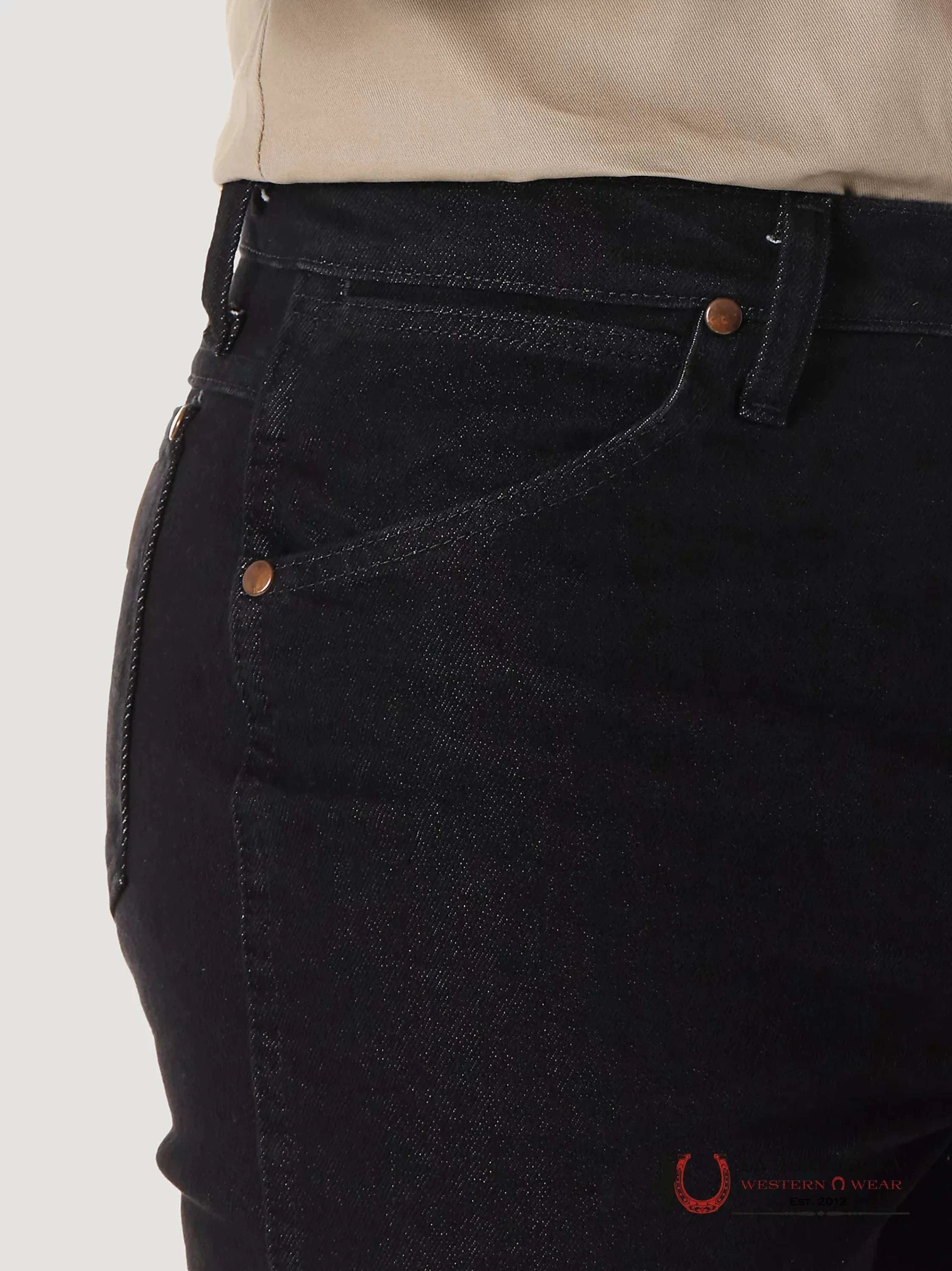 WRANGLER MEN’S JEANS COWBOY CUT SLIM FIT SHADOW BLACK 936WBK WRANGLER JEANS