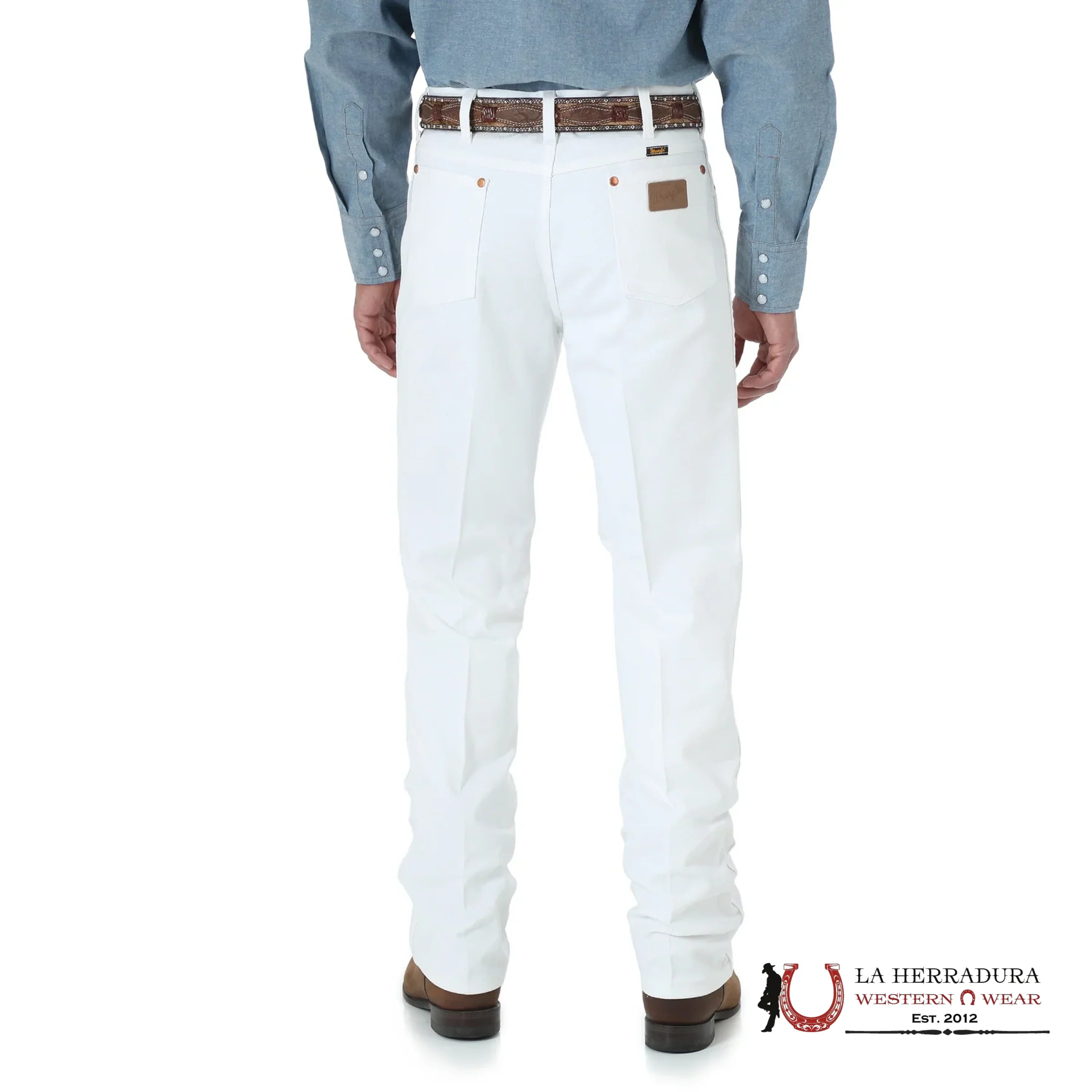 WRANGLER MEN’S JEANS COWBOY CUT SLIM FIT WHITE WASH 936WHI WRANGLER JEANS