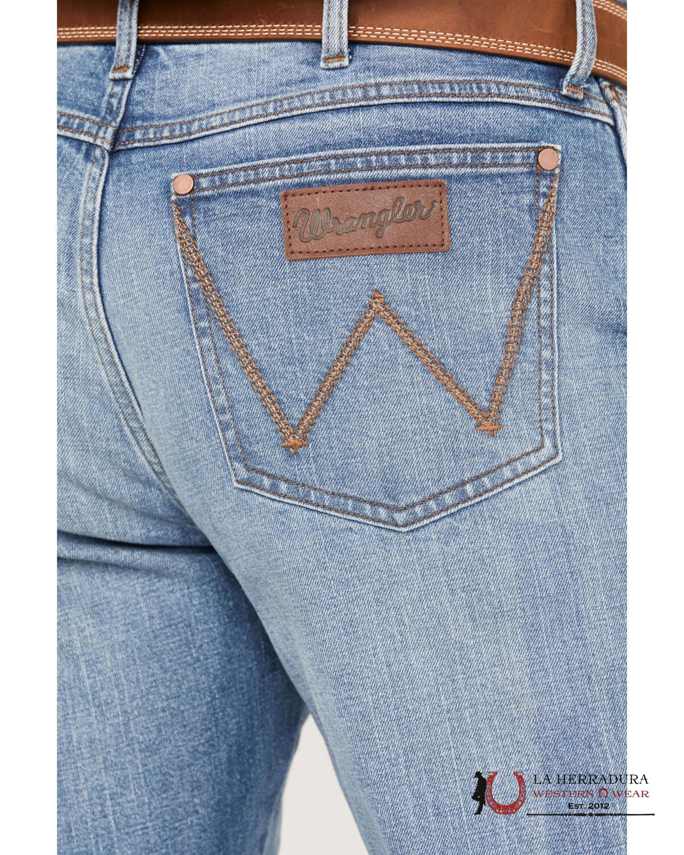 WRANGLER MEN’S JEANS RETRO RELAXED BOOT DARK BLUE WASH 112322489 WRANGLER JEANS