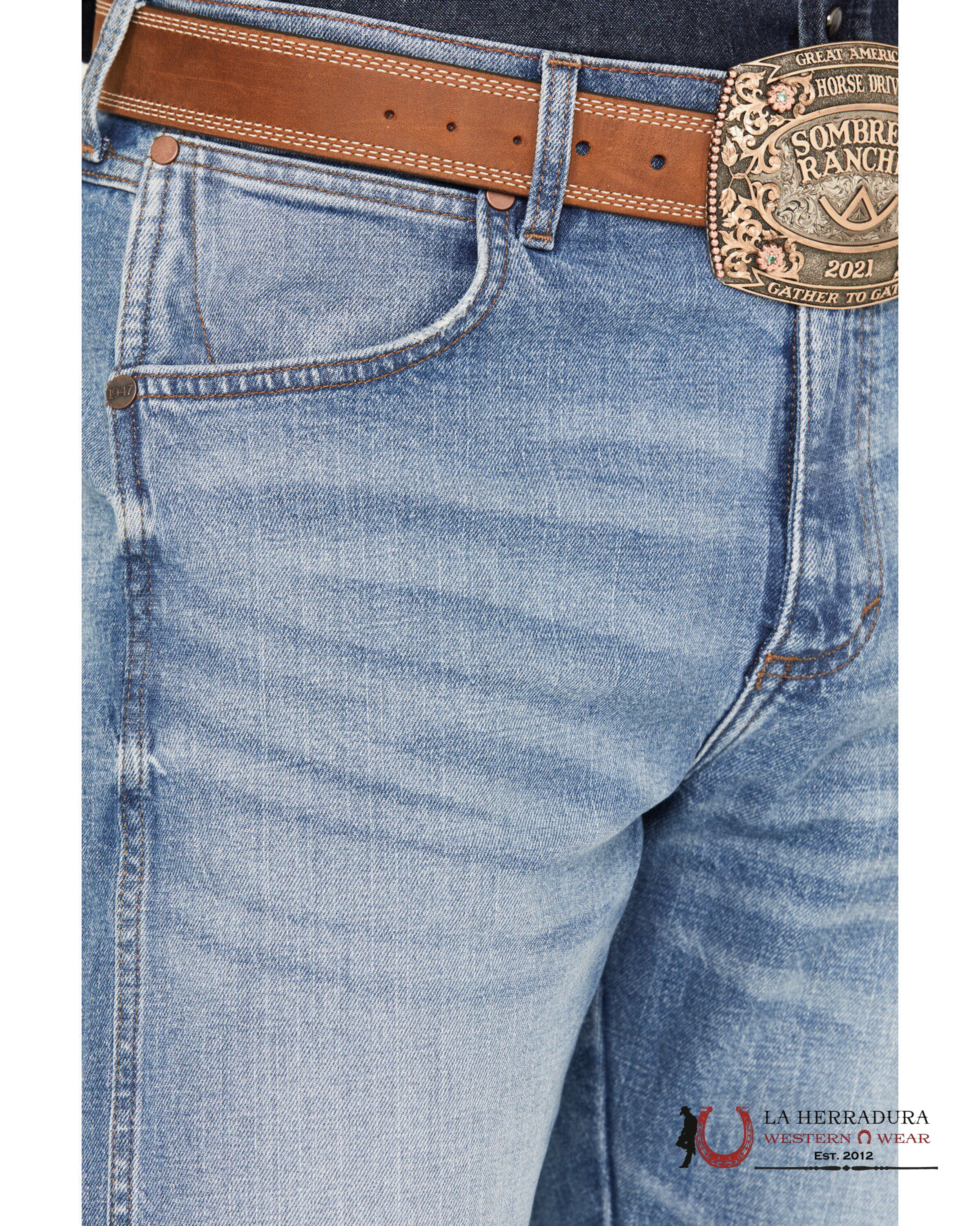 WRANGLER MEN’S JEANS RETRO RELAXED BOOT DARK BLUE WASH 112322489 WRANGLER JEANS