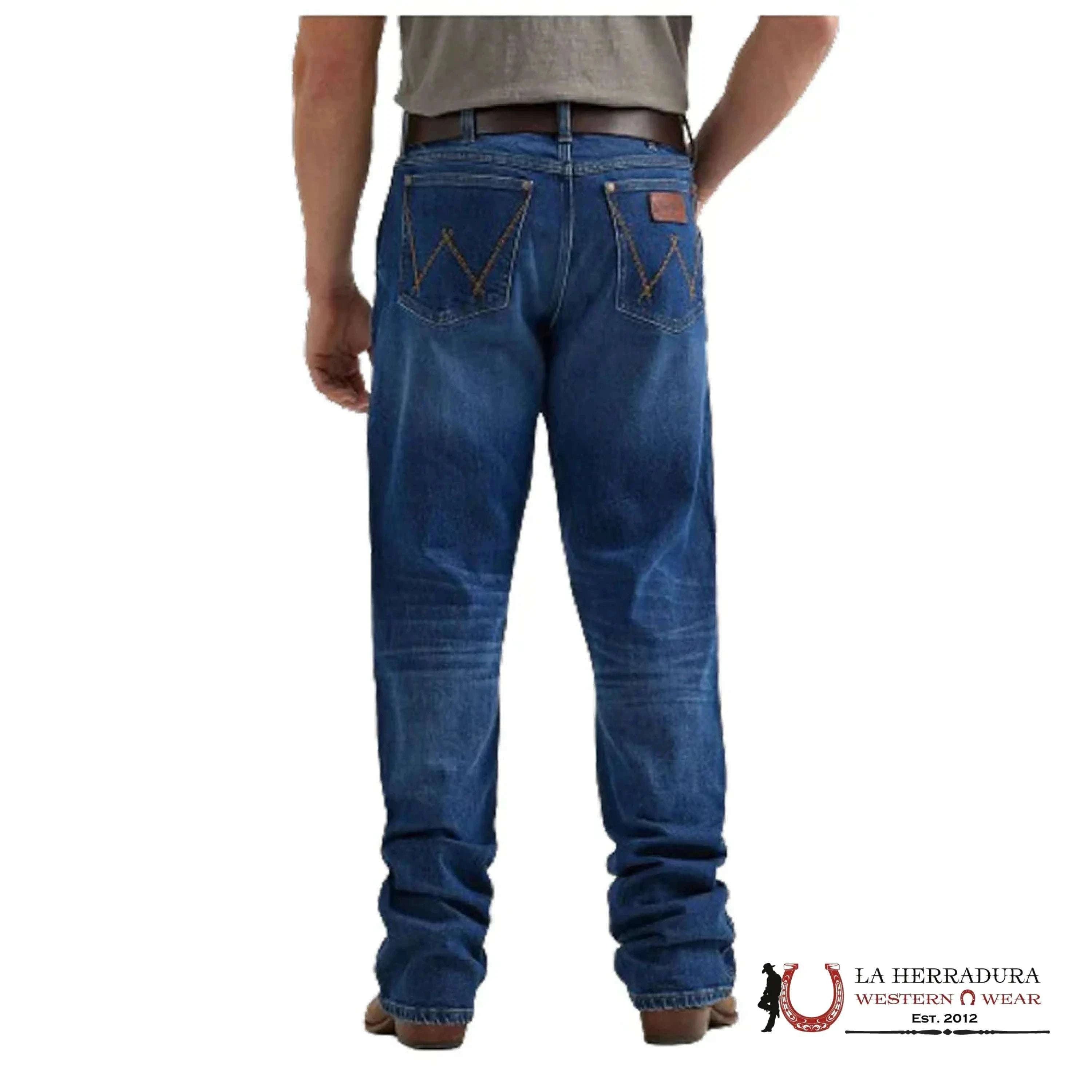 WRANGLER MEN’S JEANS RETRO RELAXED BOOT DARK BLUE WASH 112346889 WRT20 WRANGLER JEANS