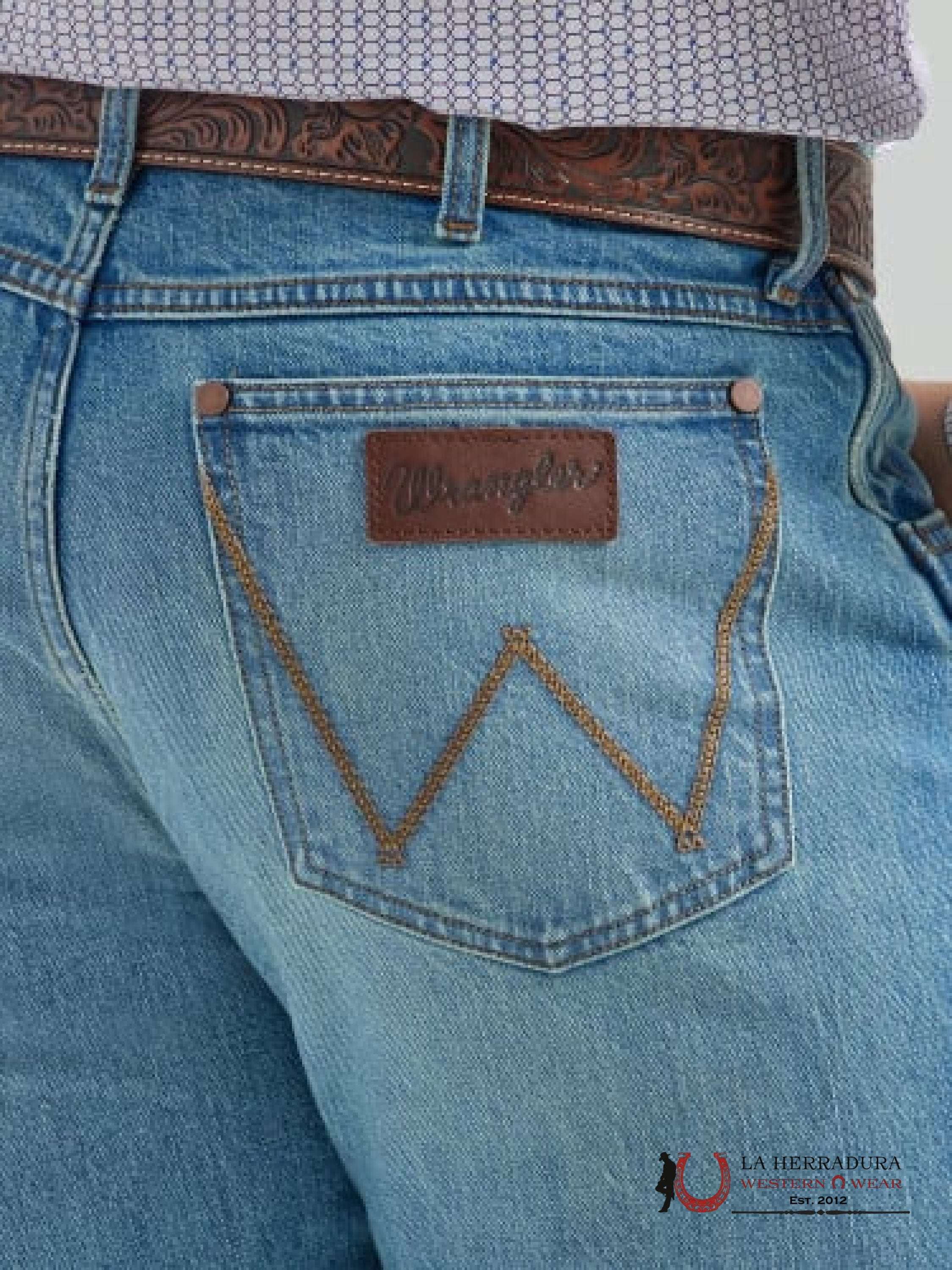 WRANGLER MEN’S JEANS RETRO RELAXED BOOT DARK BLUE WASH 112360970 WRT20 WRANGLER JEANS