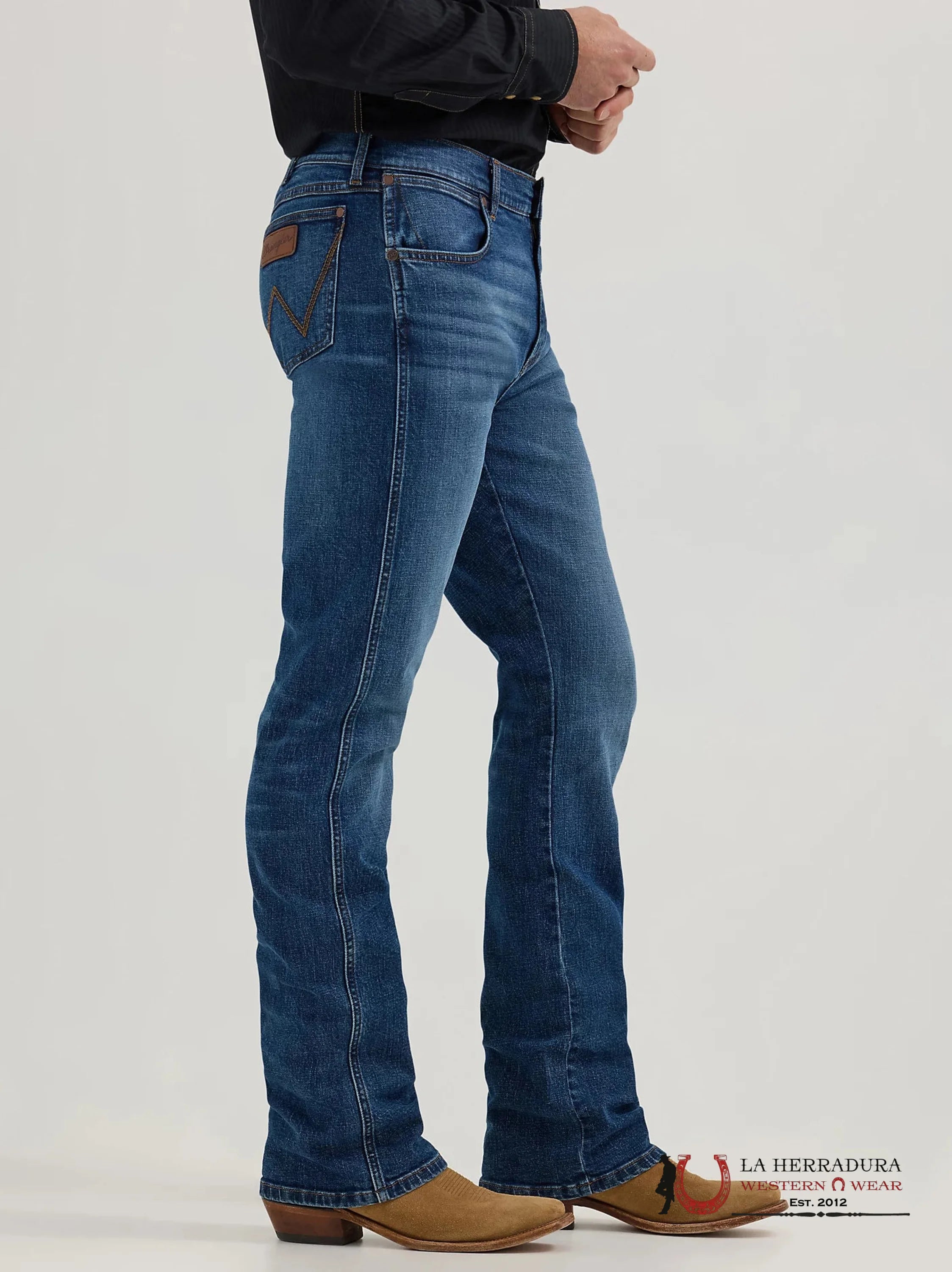 WRANGLER MEN’S JEANS RETRO RELAXED BOOT DARK BLUE WASH 112338535 WRT20 WRANGLER JEANS