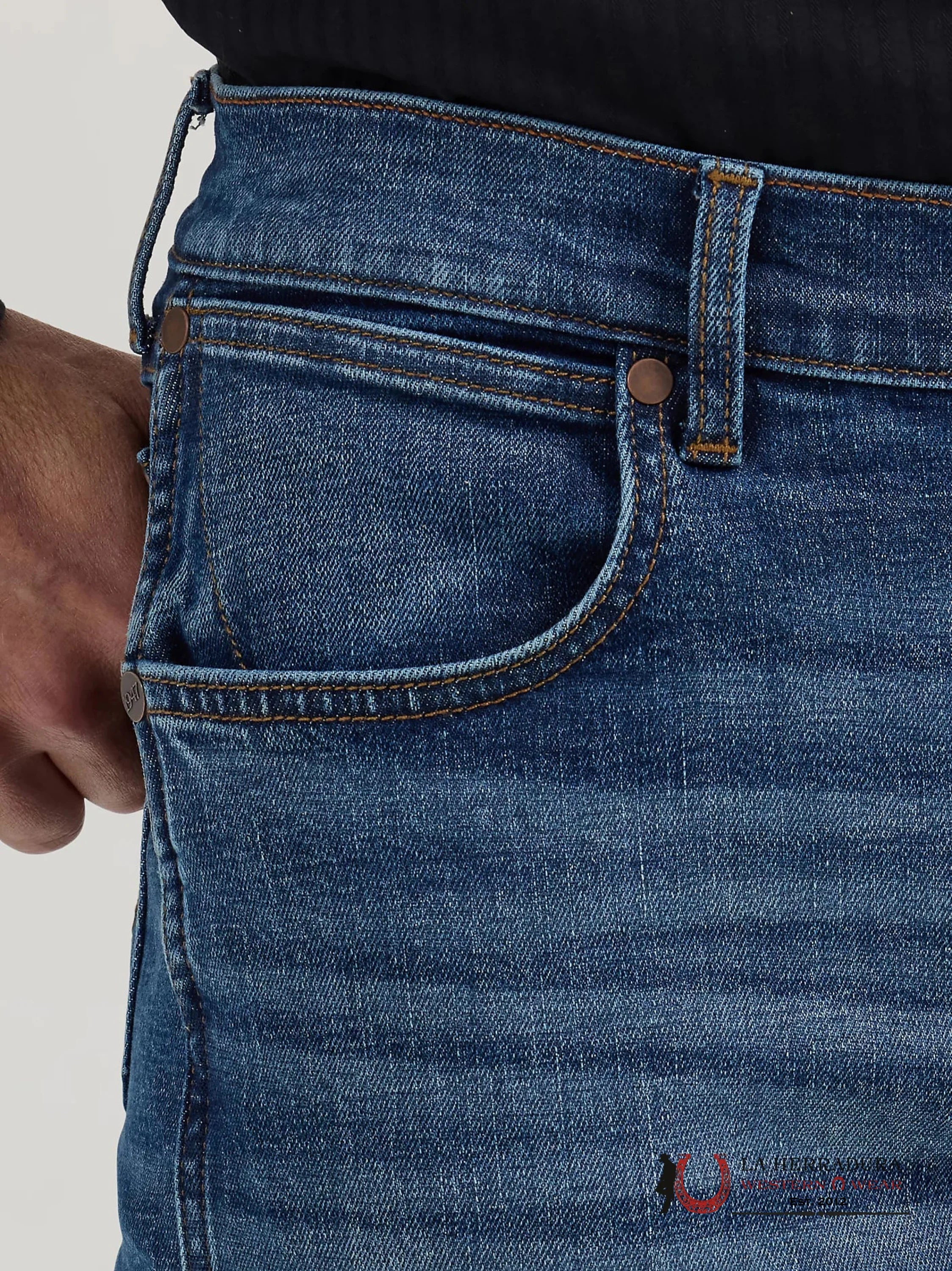 WRANGLER MEN’S JEANS RETRO RELAXED BOOT DARK BLUE WASH 112338535 WRT20 WRANGLER JEANS