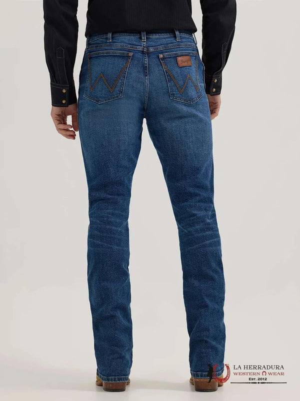 WRANGLER MEN'S JEANS RETRO RELAXED BOOT DARK BLUE WASH 112365299 WRT20