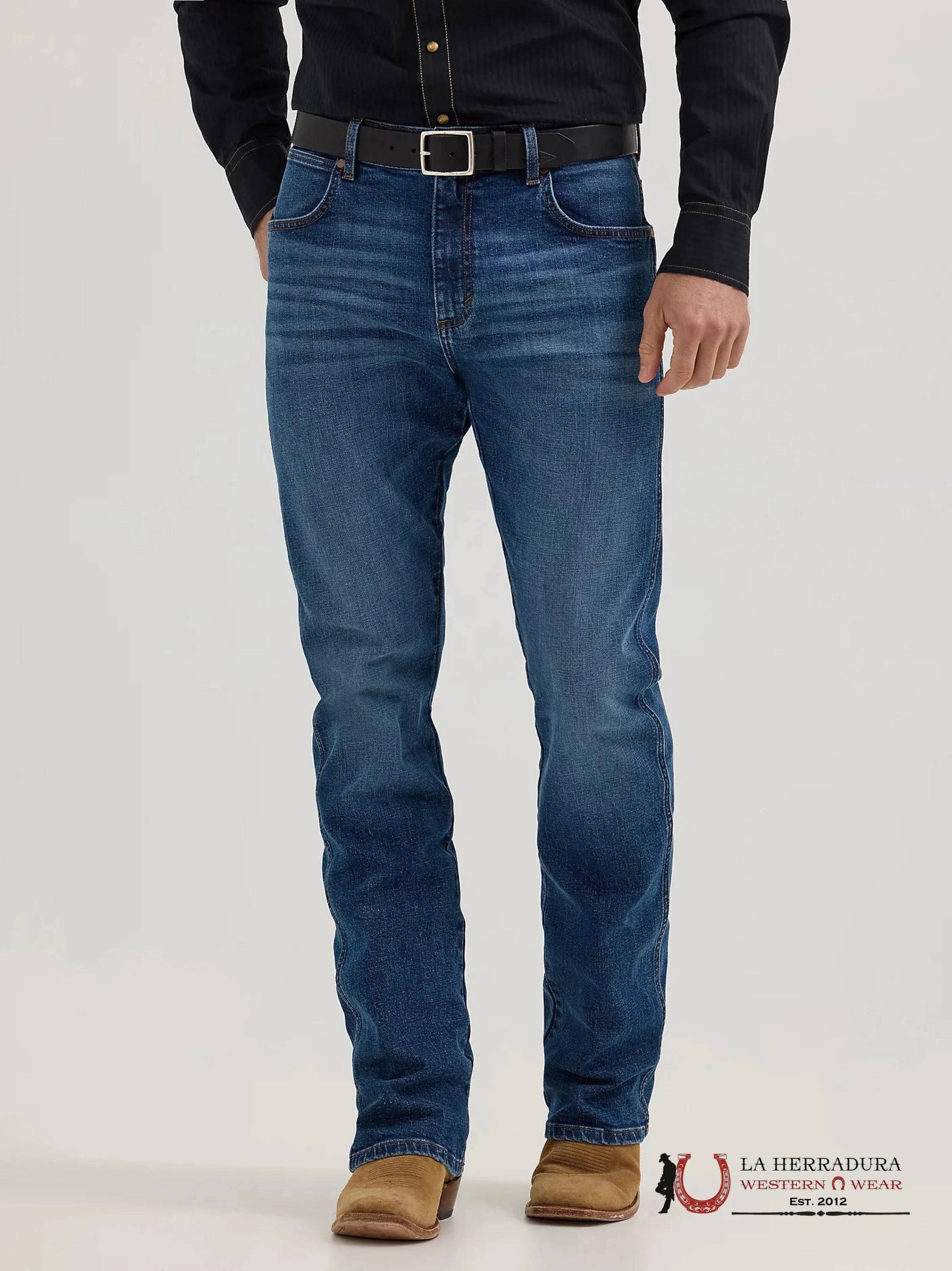 WRANGLER MEN’S JEANS RETRO RELAXED BOOT DARK BLUE WASH 112338535 WRT20 WRANGLER JEANS