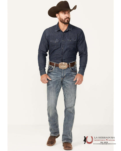 WRANGLER MEN'S JEANS RETRO SLIM BOOT 1077MWZGL