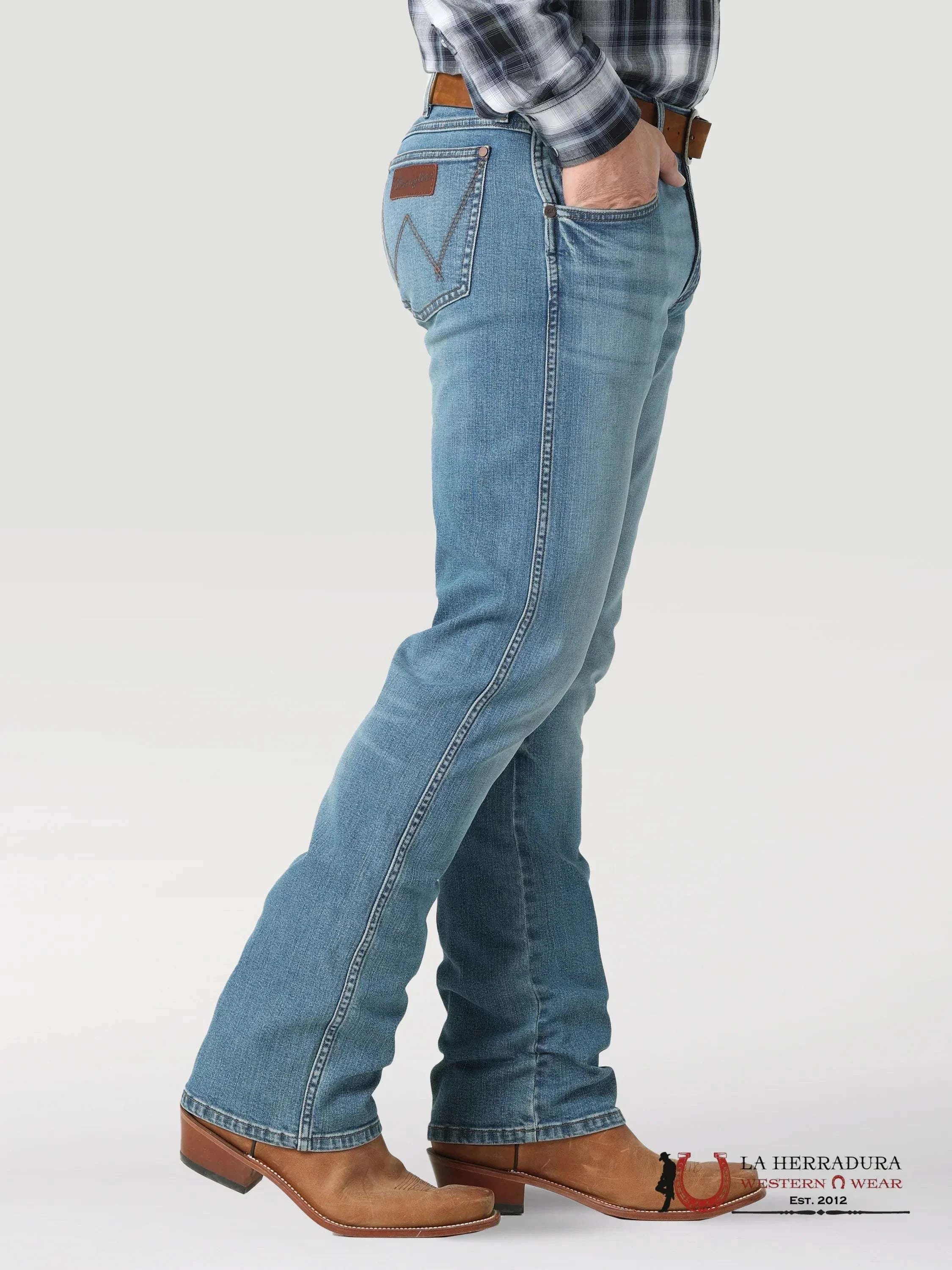 WRANGLER MEN’S JEANS RETRO SLIM BOOT 112323403- 77MWZ WRANGLER JEANS