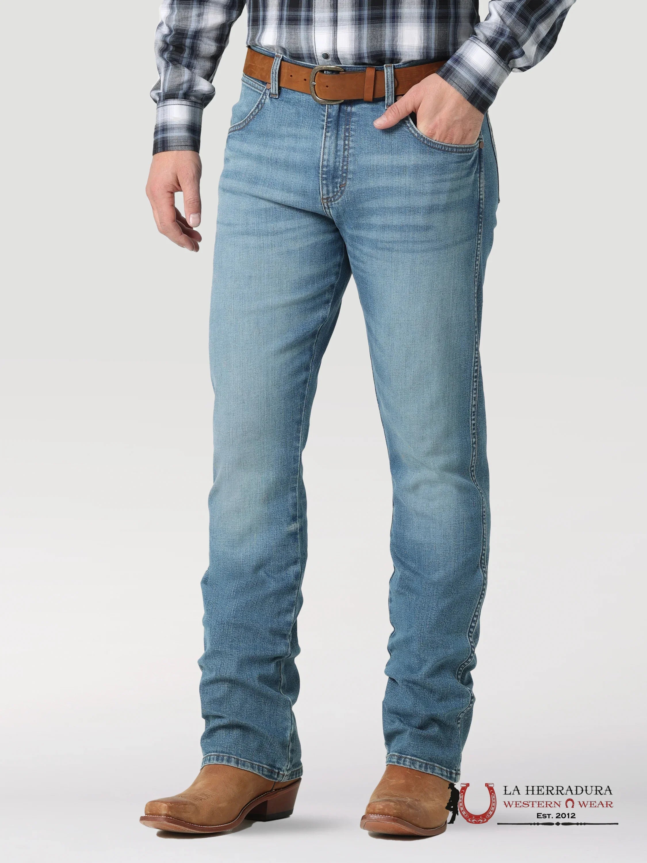 WRANGLER MEN’S JEANS RETRO SLIM BOOT 112323403- 77MWZ WRANGLER JEANS