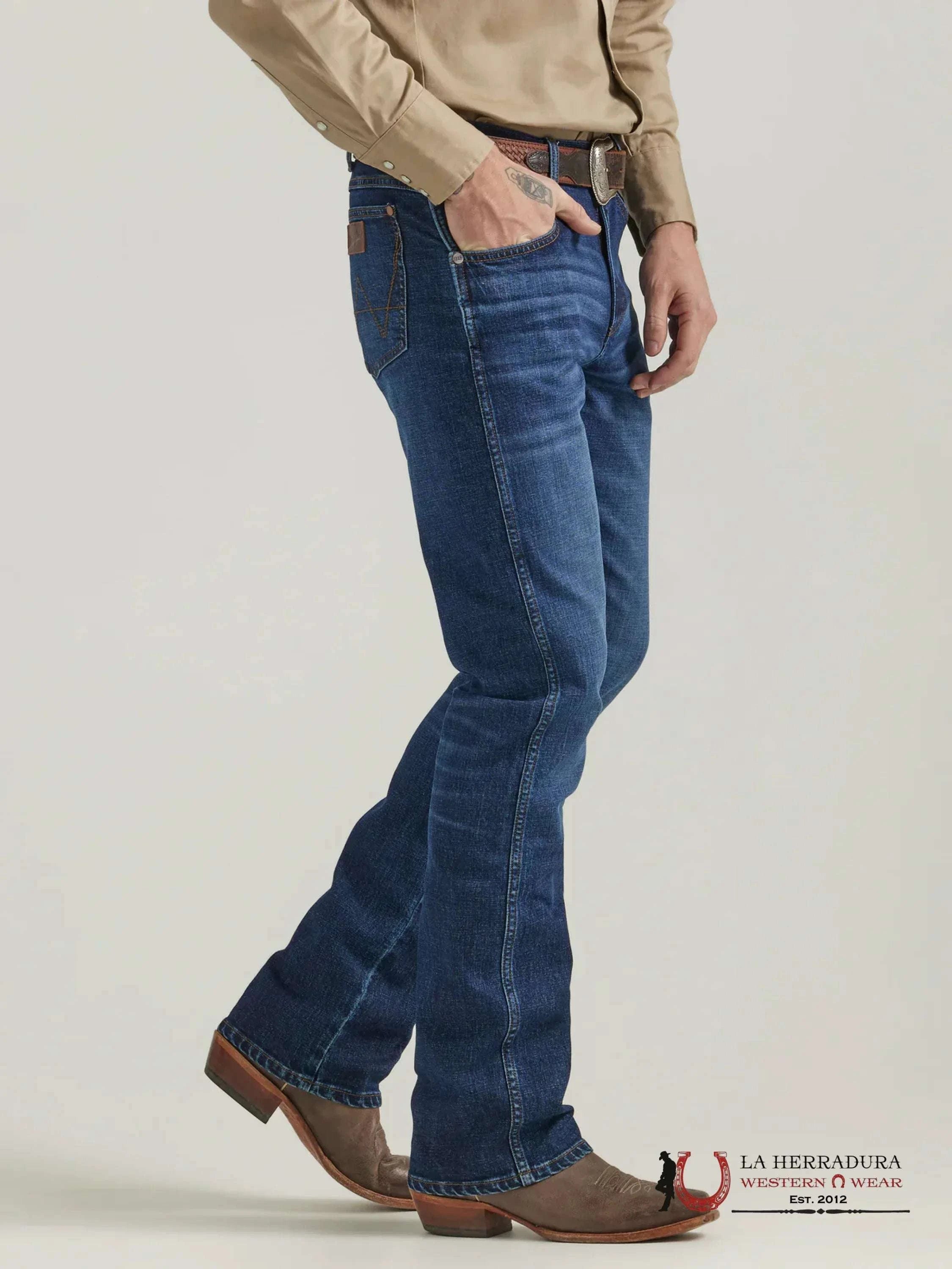 WRANGLER MEN’S JEANS RETRO SLIM BOOT 112332505 - 77MWZ WRANGLER JEANS