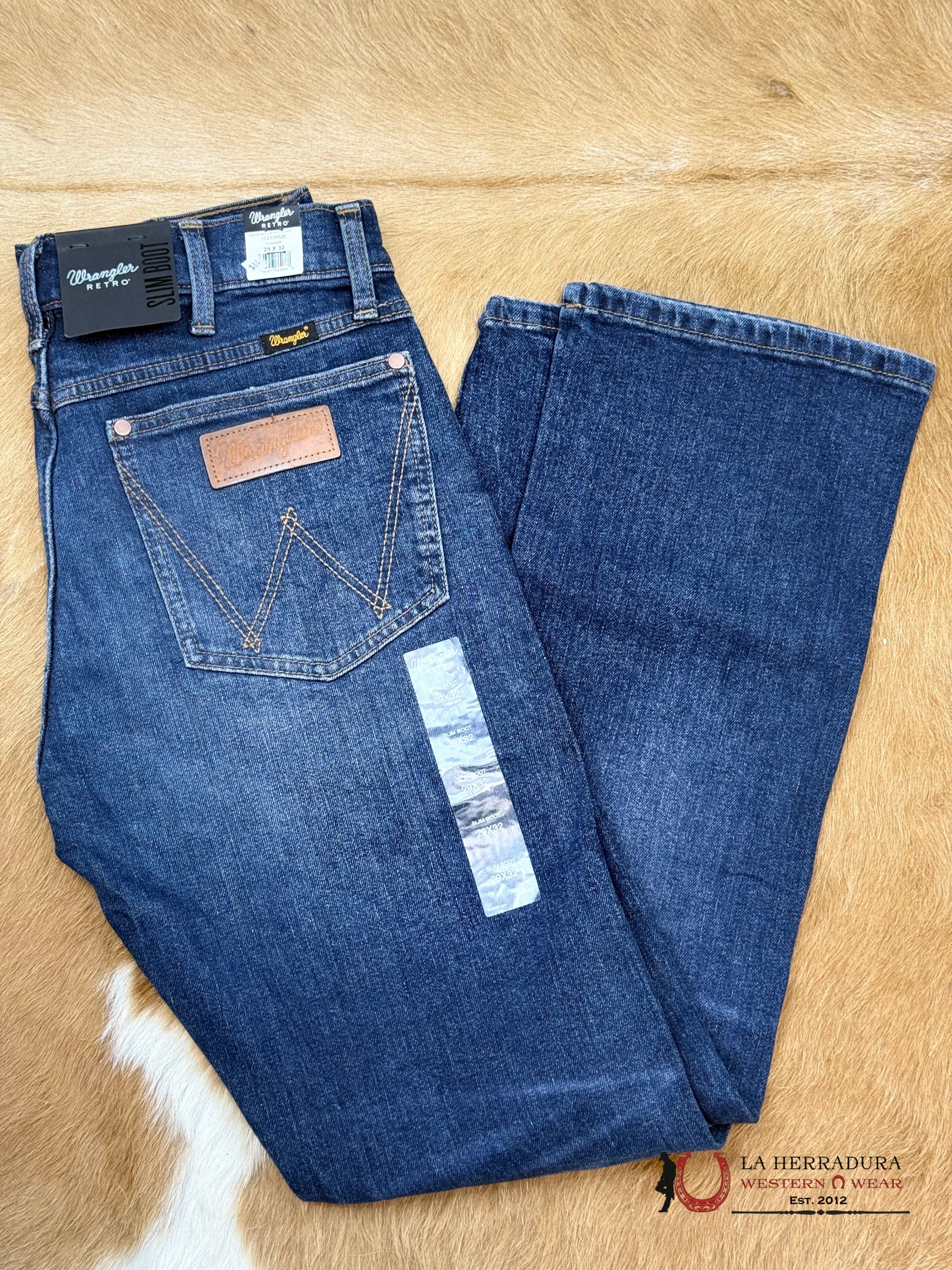 WRANGLER MEN’S JEANS RETRO SLIM BOOT 112338526 (77MWP) WRANGLER JEANS