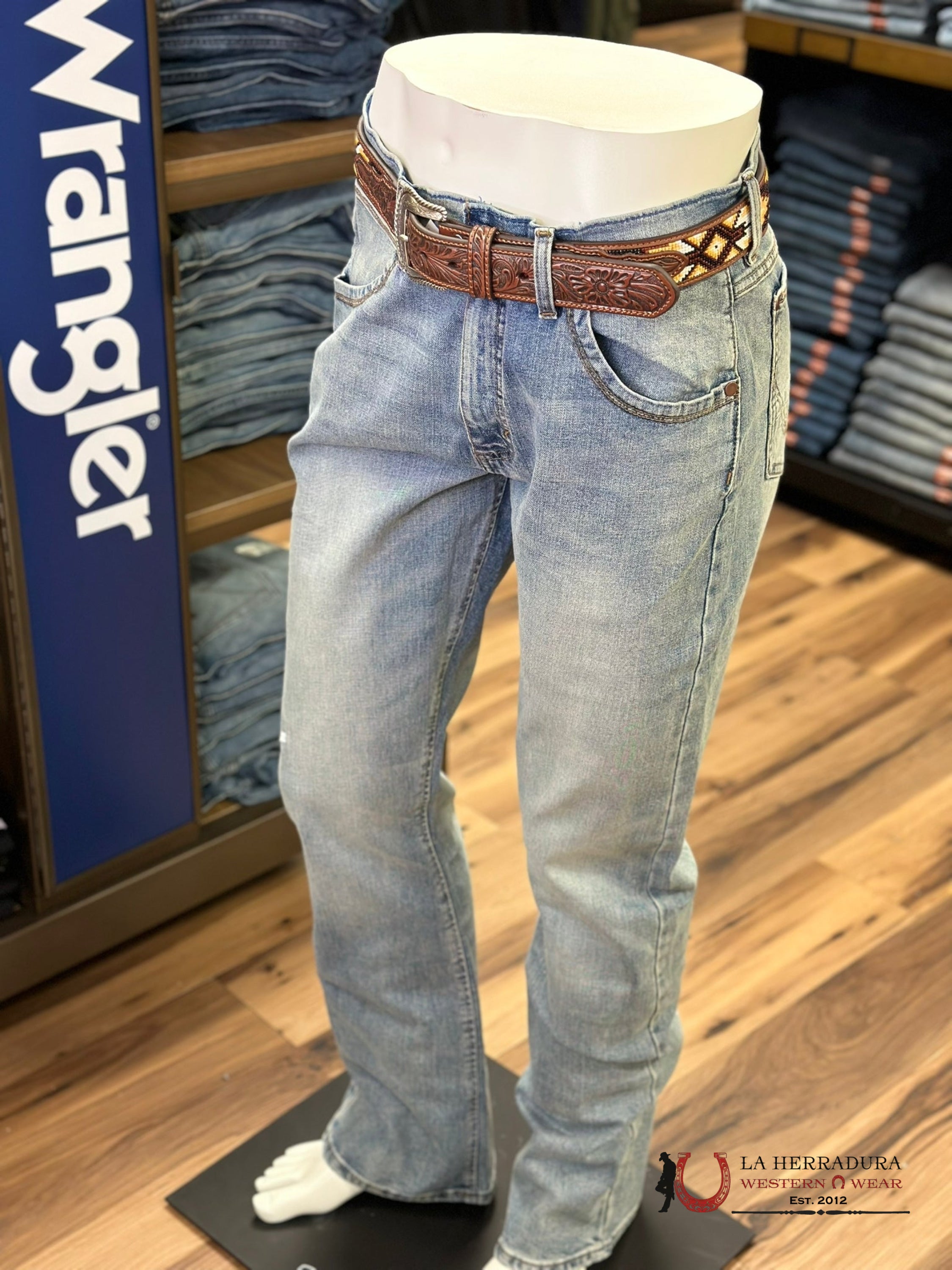 Wrangler Men’s Jeans Retro Slim Boot Br Wash 1077Mwzbr