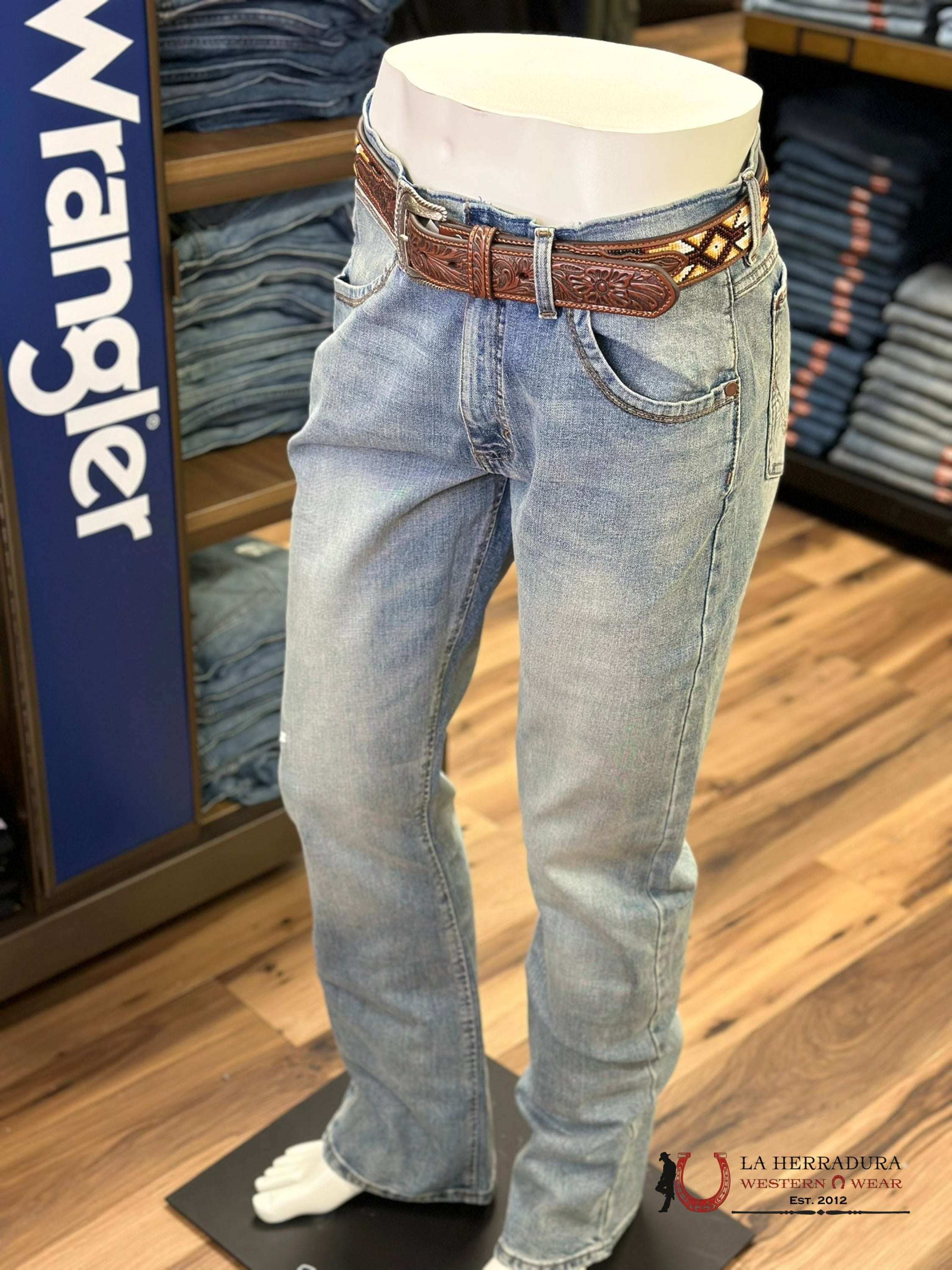 Wrangler Men’s Jeans Retro Slim Boot Br Wash 1077Mwzbr