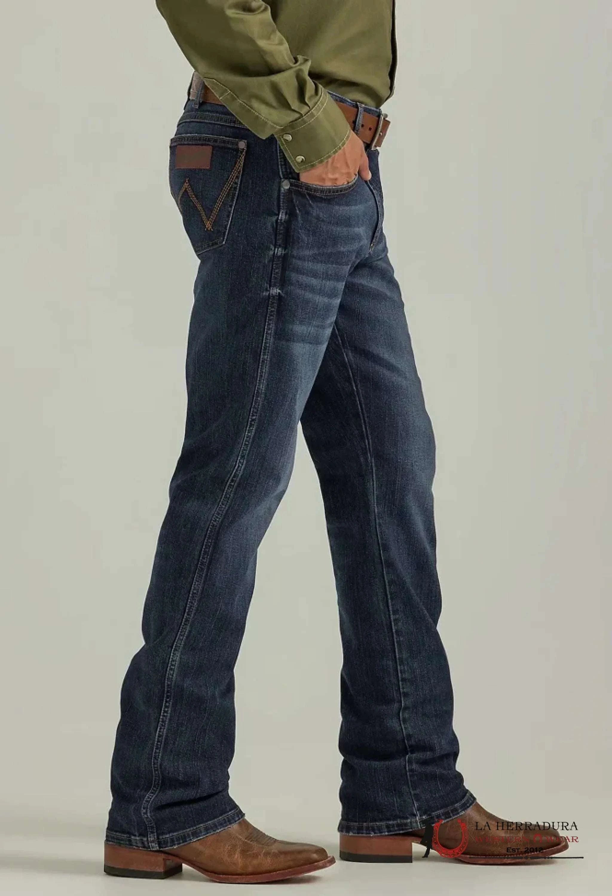 WRANGLER MEN’S JEANS RETRO SLIM BOOT LAYTON 112338523 (77MWZ) WRANGLER JEANS