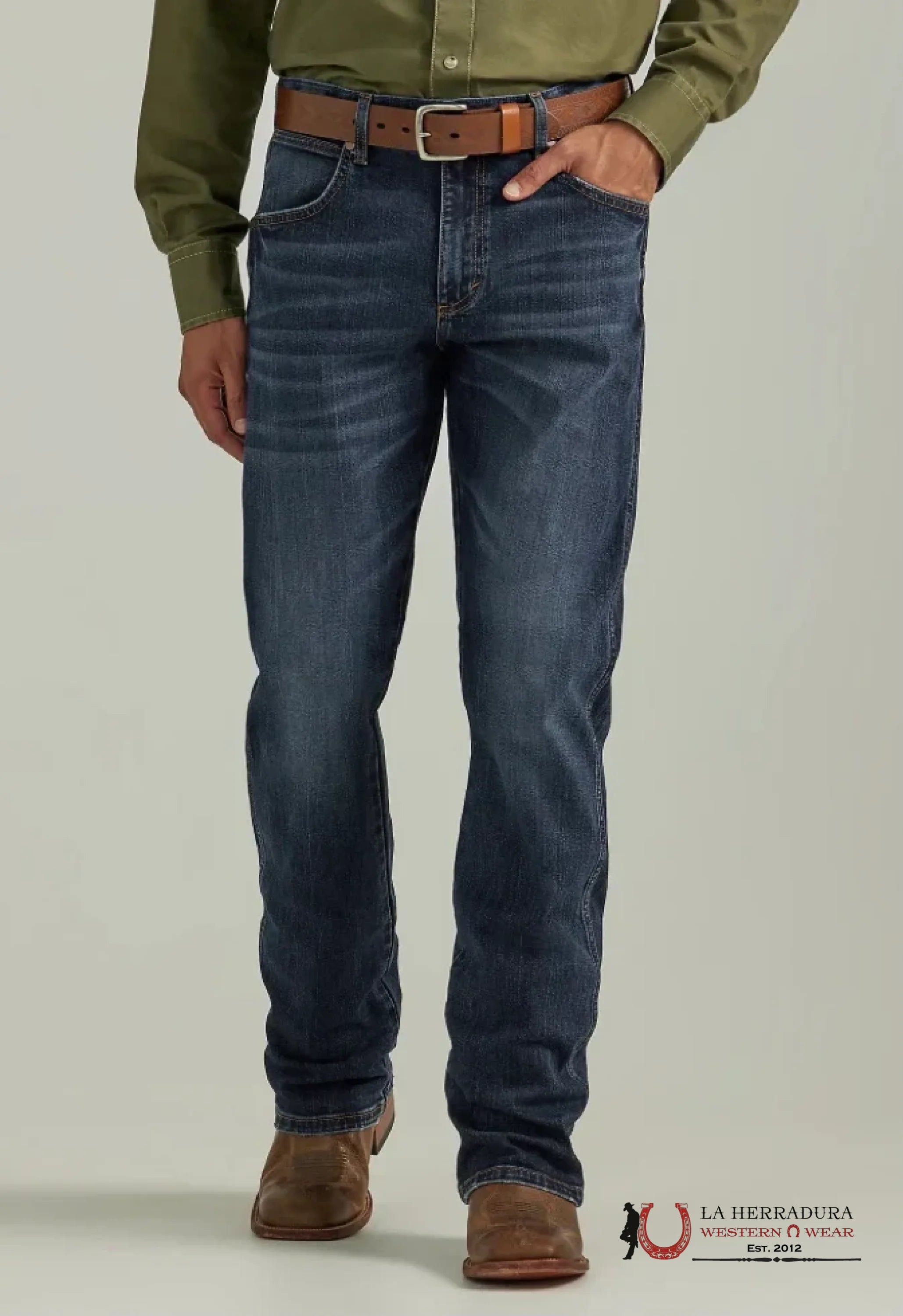 WRANGLER MEN’S JEANS RETRO SLIM BOOT LAYTON 112338523 (77MWZ) WRANGLER JEANS