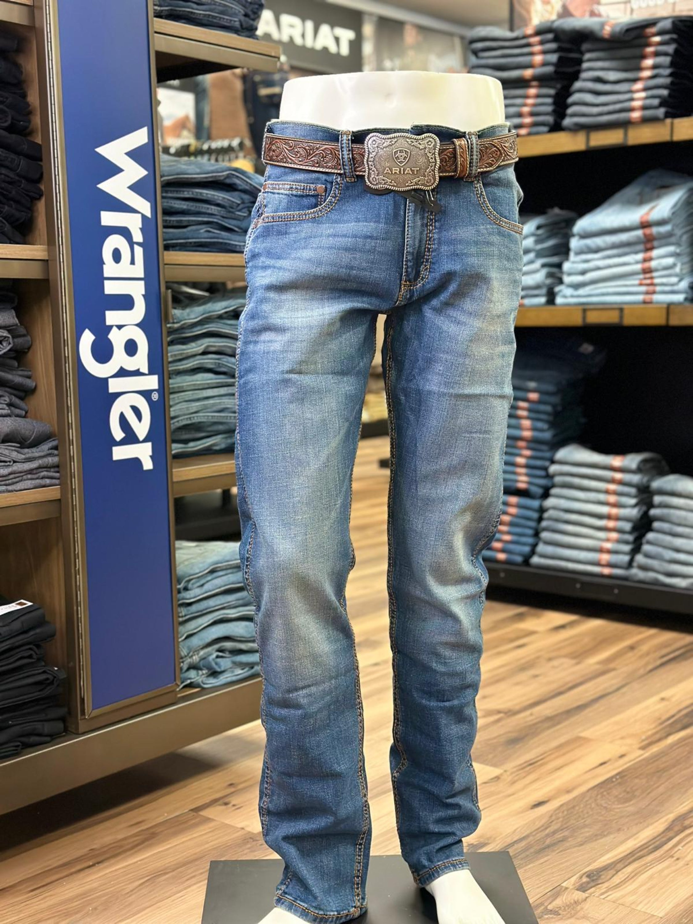 Wrangler Men’s Jeans Retro Slim Straight Cottonwood 10Wlt88Cw