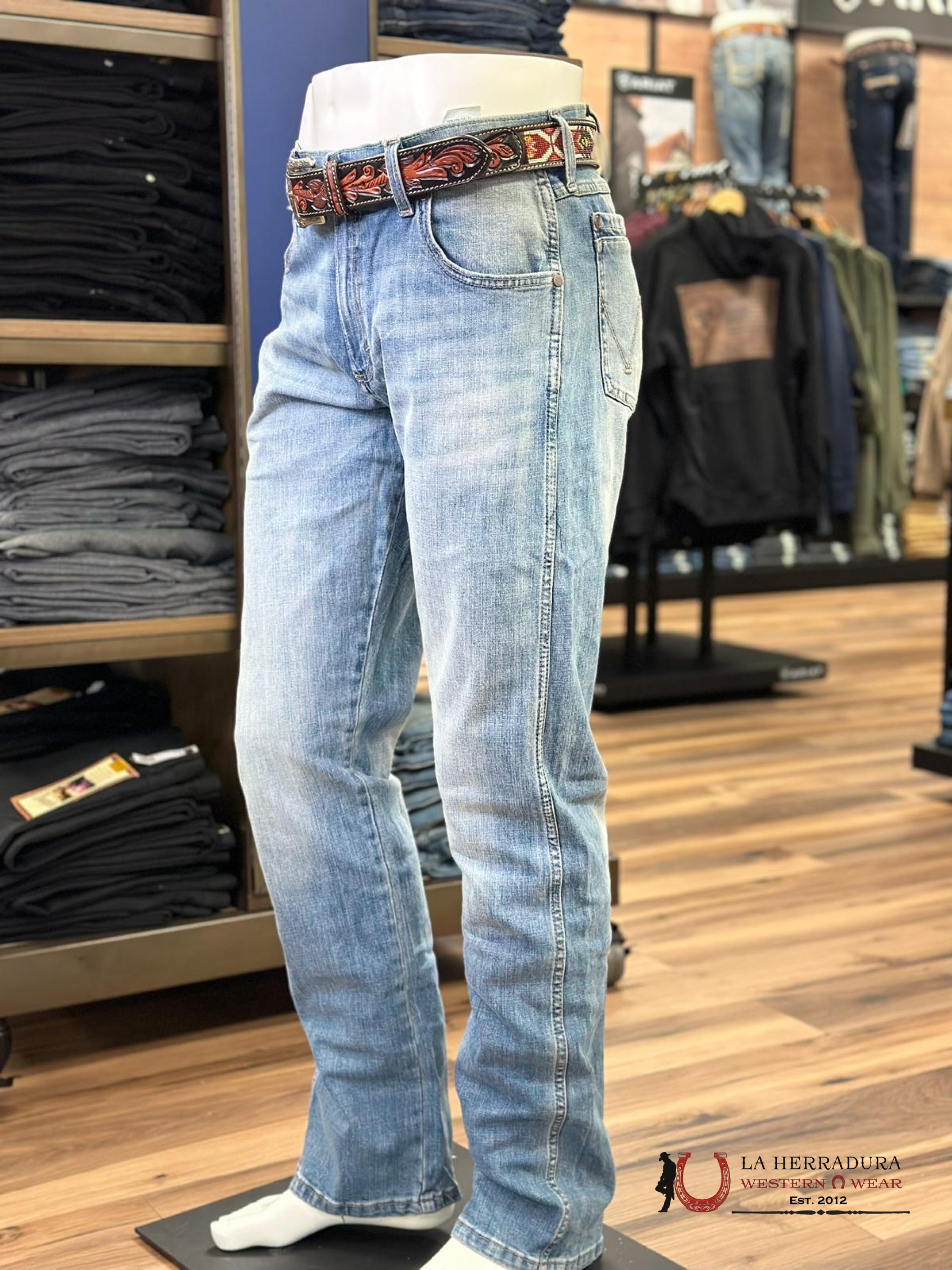 Wrangler Men’s Jeans Retro Slim Straight Jacksboro 1088Mwzjk
