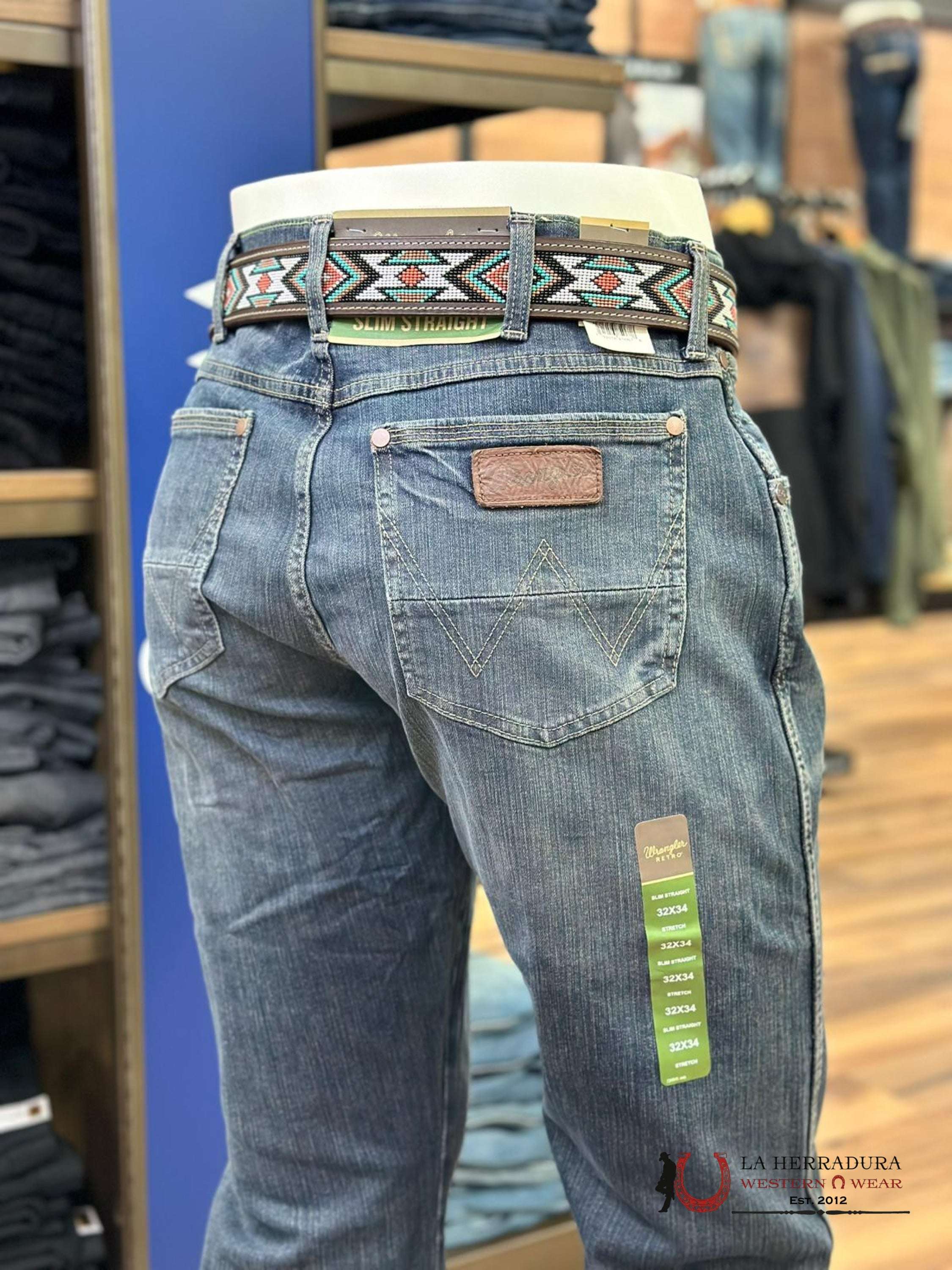 Wrangler Men’s Jeans Retro Slim Straight Jerome 1088Mwzjm