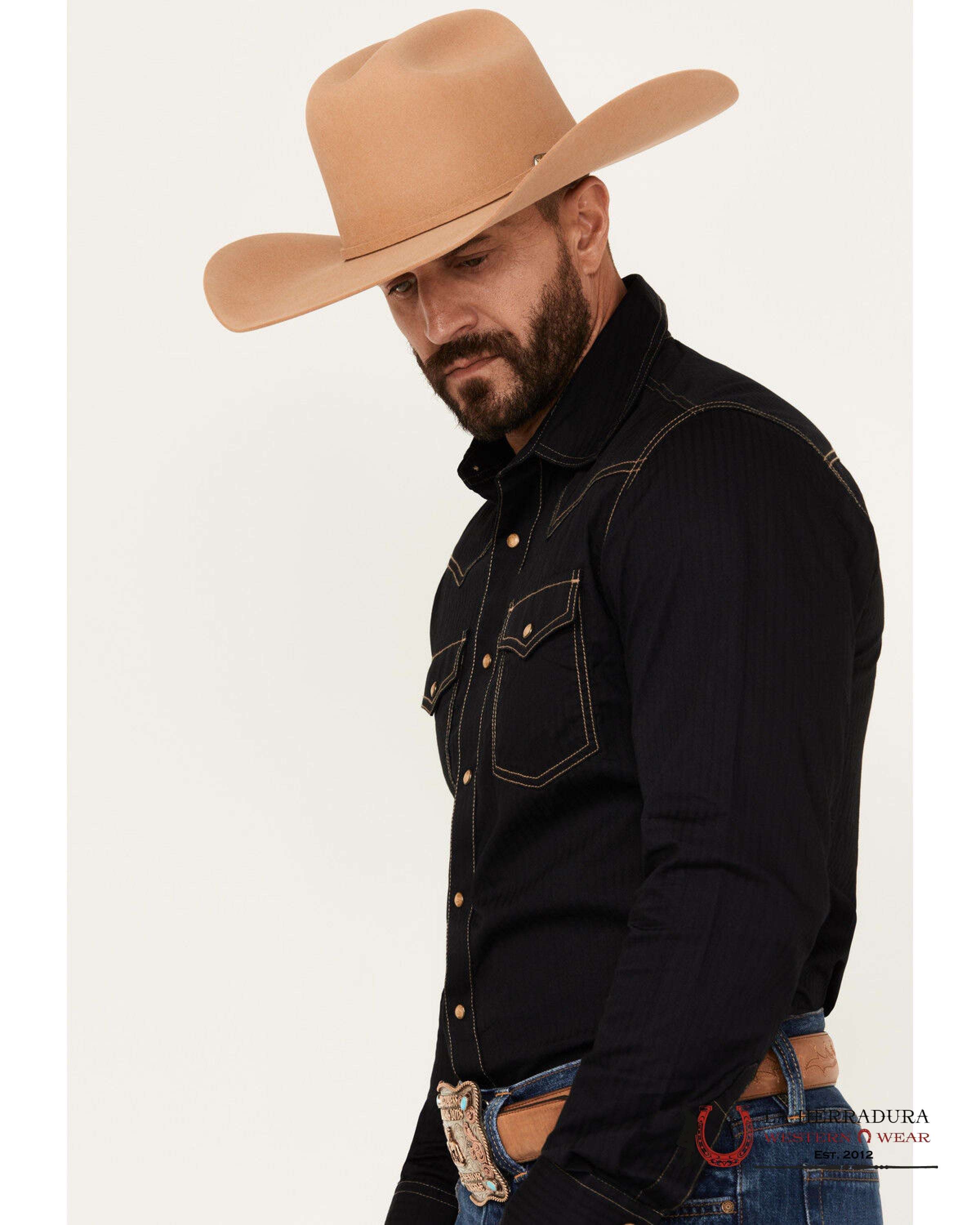 WRANGLER MENS RETRO LONG SLEEVE SOLID COLOR SHIRT MVR532X ROPA HOMBRES