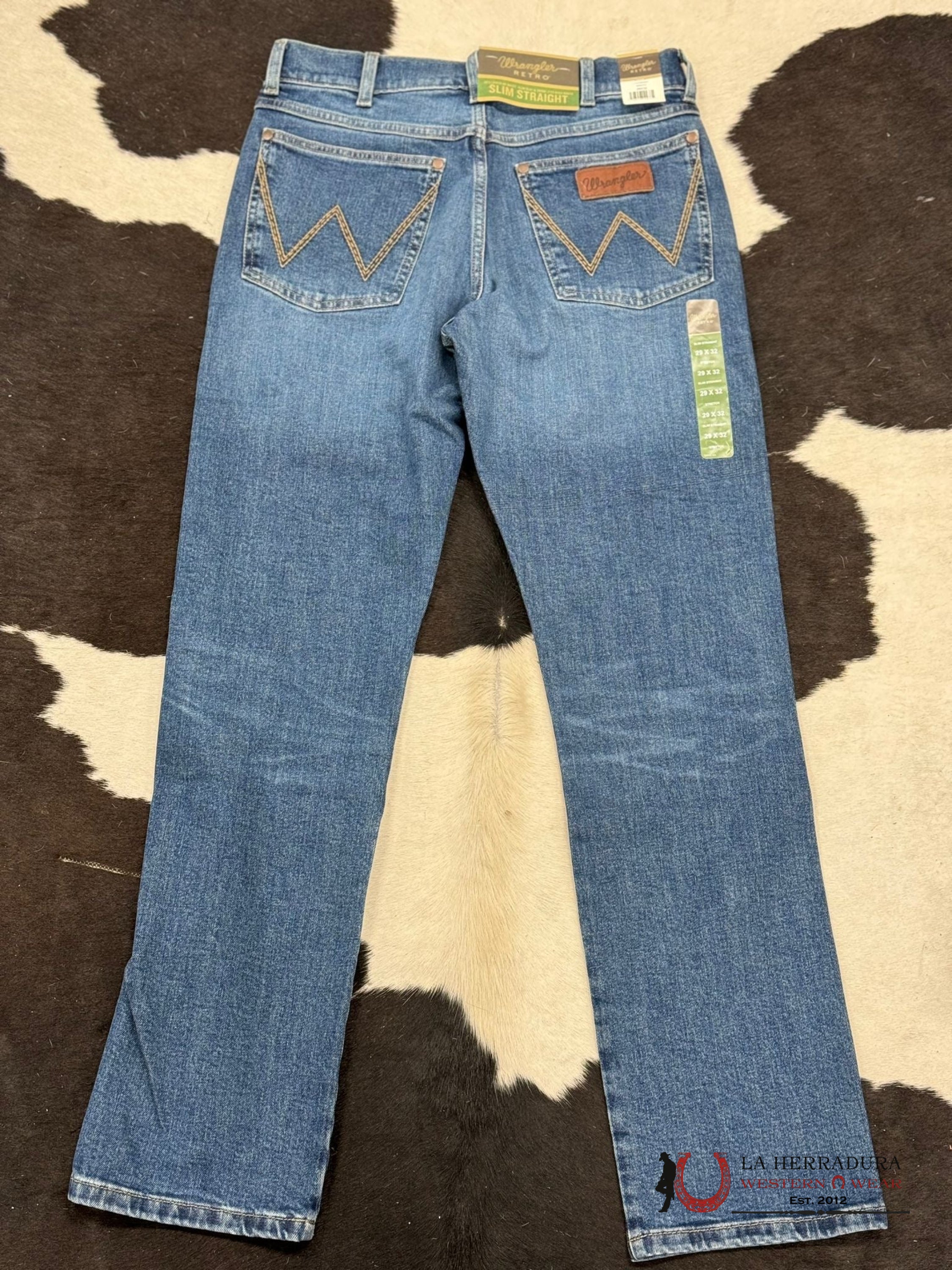 Wrangler Men’s Retro Slim Straight 112346897 88Mwz Jeans