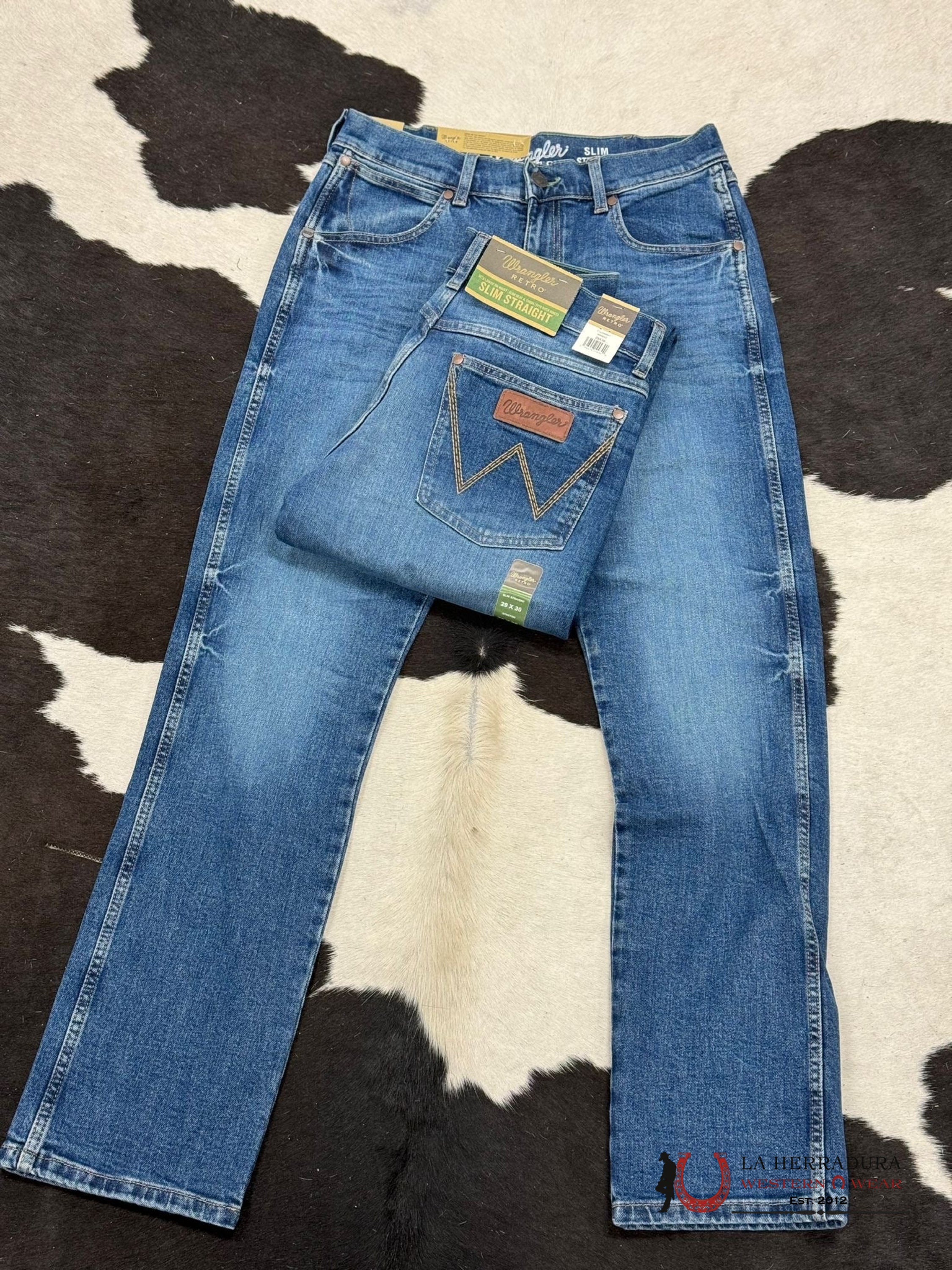 Wrangler Men’s Retro Slim Straight 112346897 88Mwz Jeans