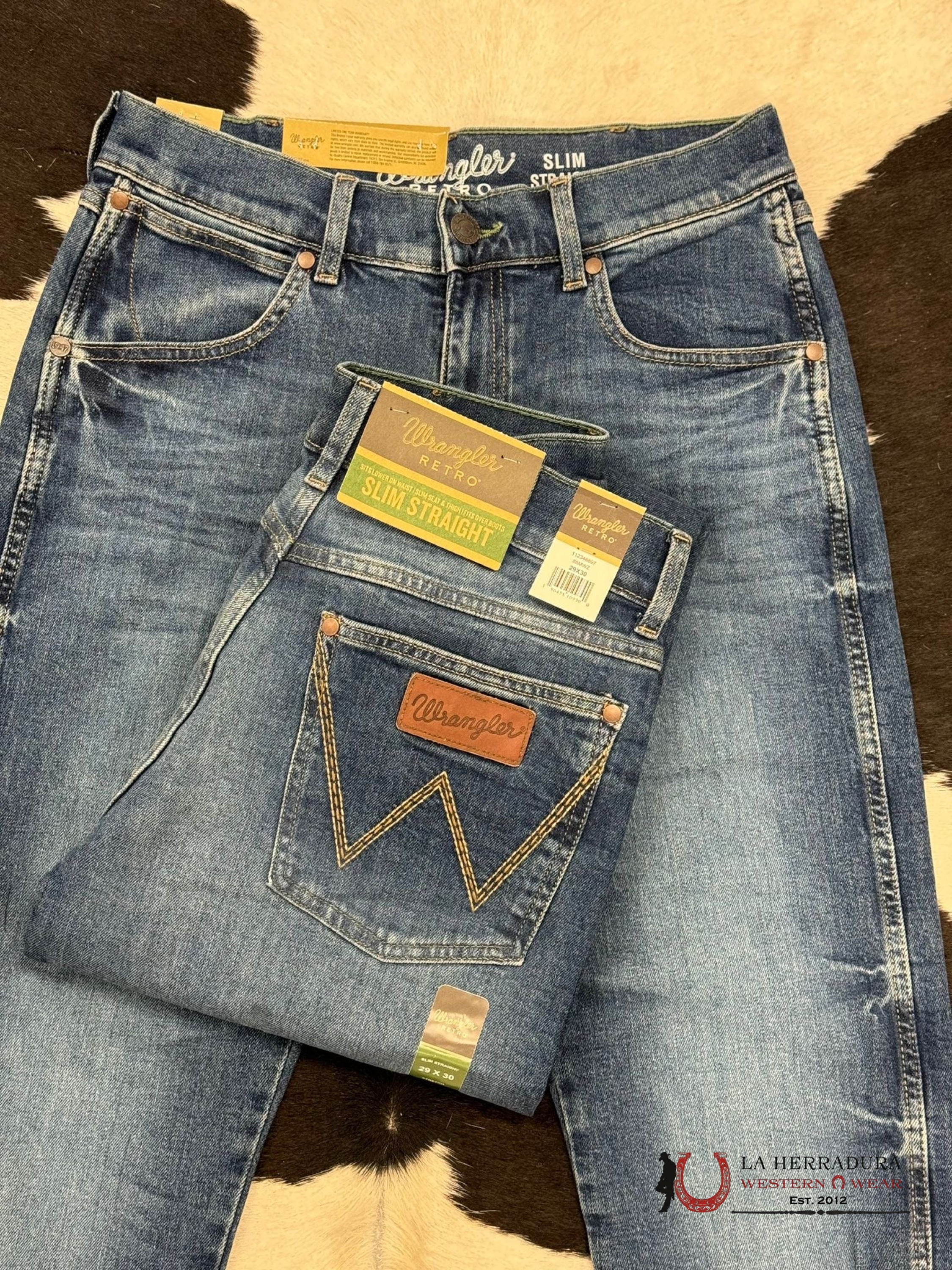 Wrangler Men’s Retro Slim Straight 112346897 88Mwz Jeans