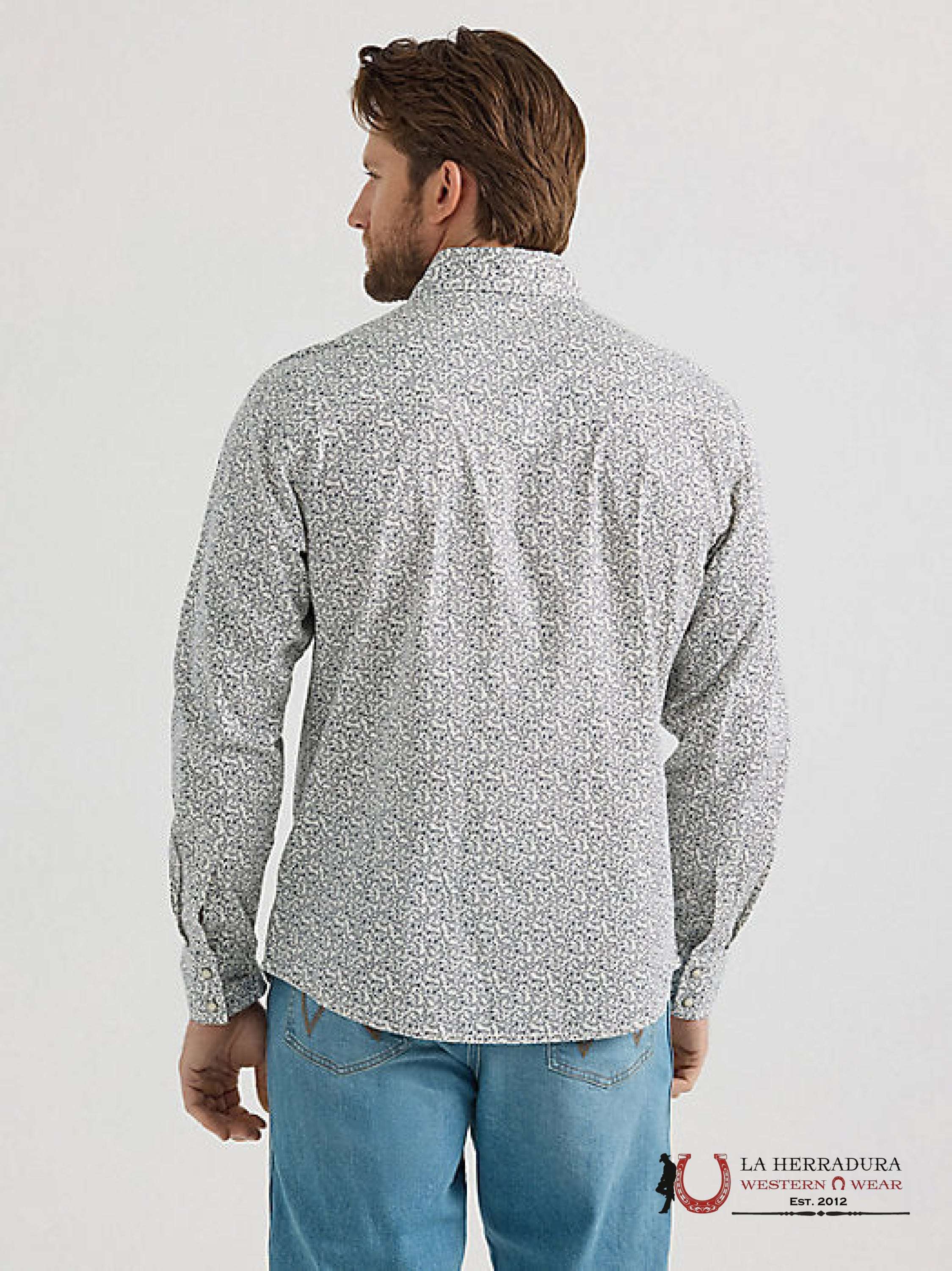 Wrangler Modern Fit Grey Vines Ropa Hombres