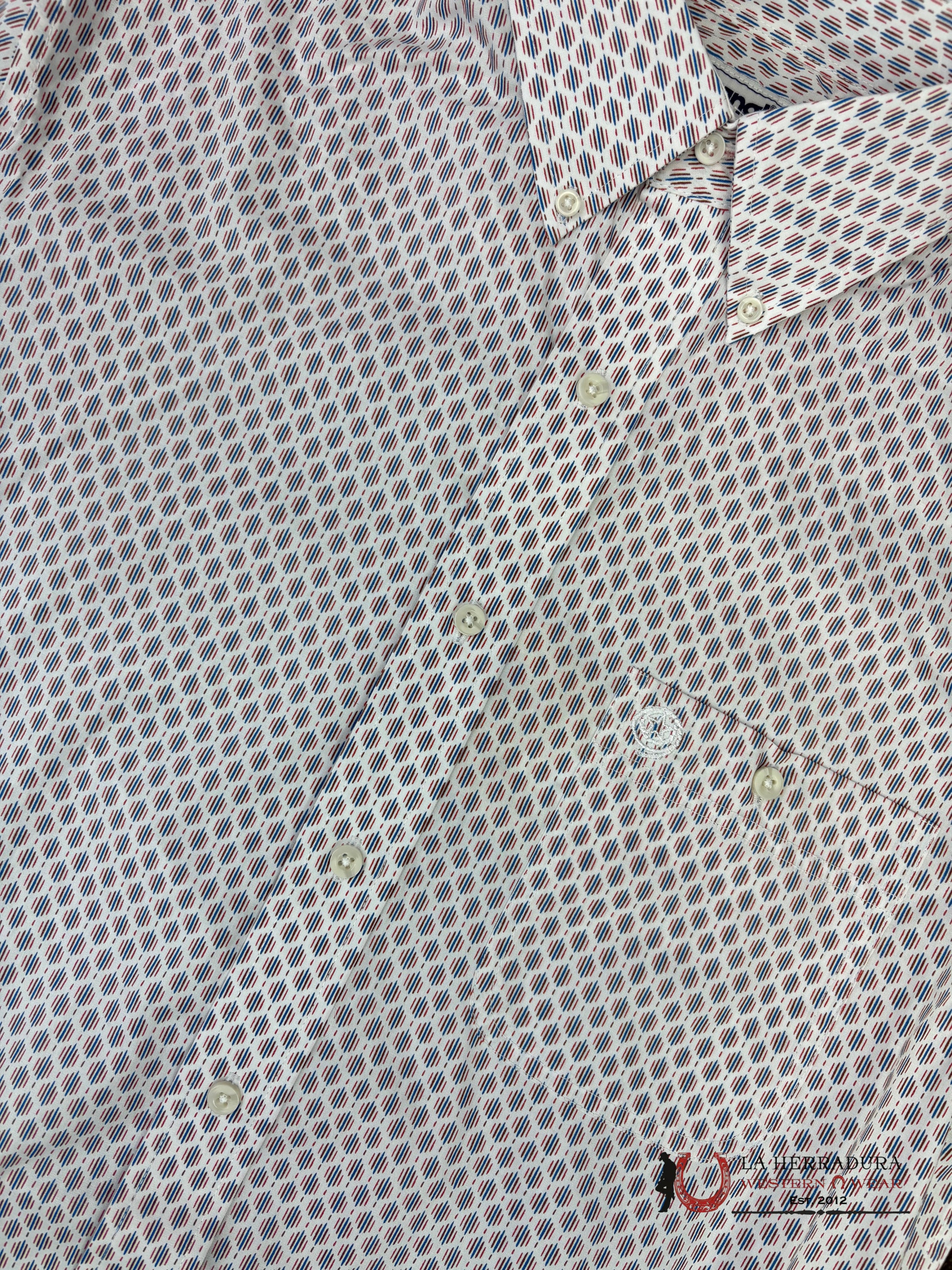 WRANGLER Multi Color With Stripes Short Sleeve Shirt Men - 5409 ROPA HOMBRES