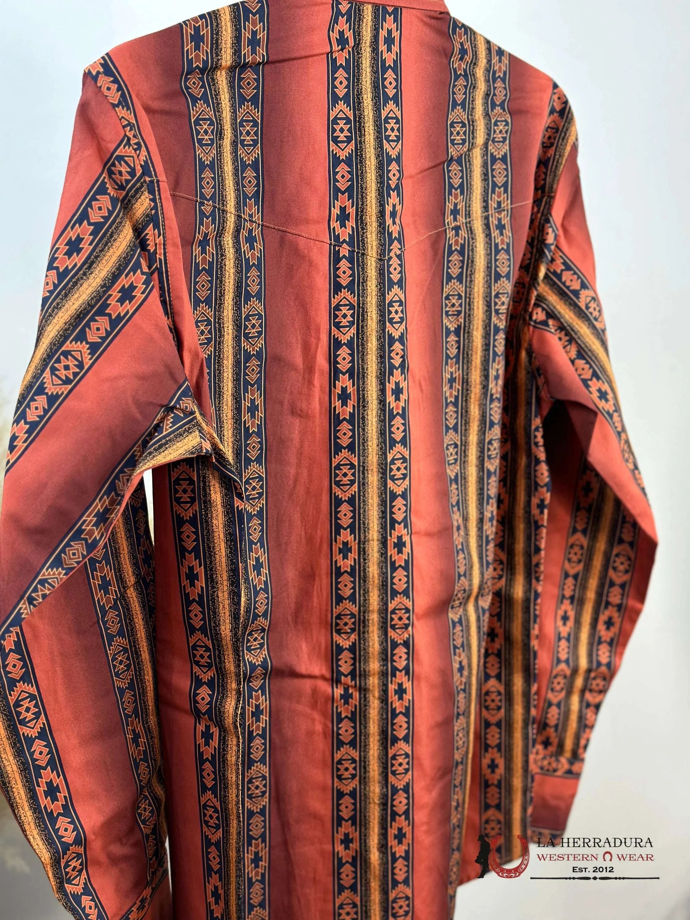 Wrangler Red Checotah Snap Long Sleeve Shirt Ropa Hombres