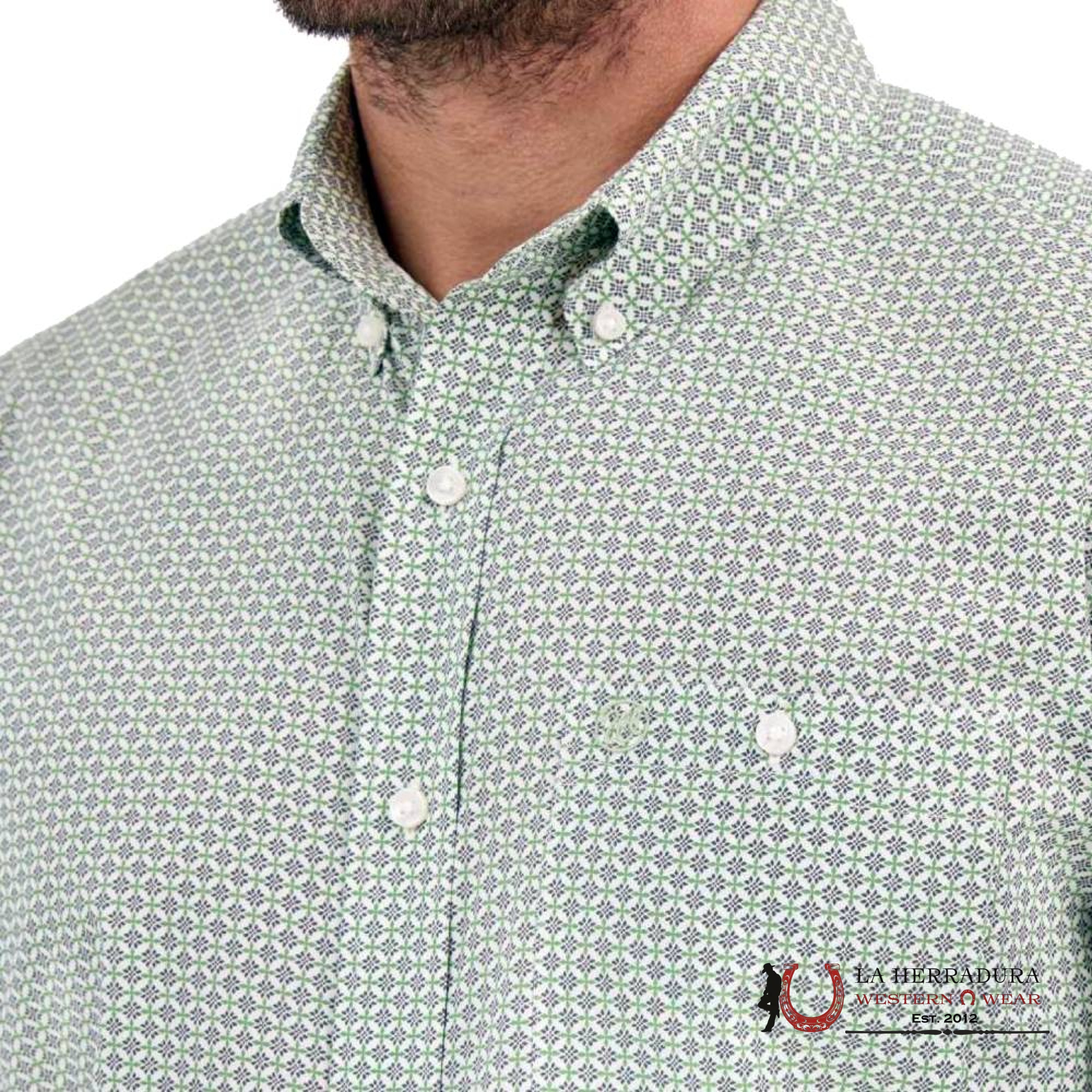 Wrangler Relaxed Fit Geo Print Shirt Ropa Hombres