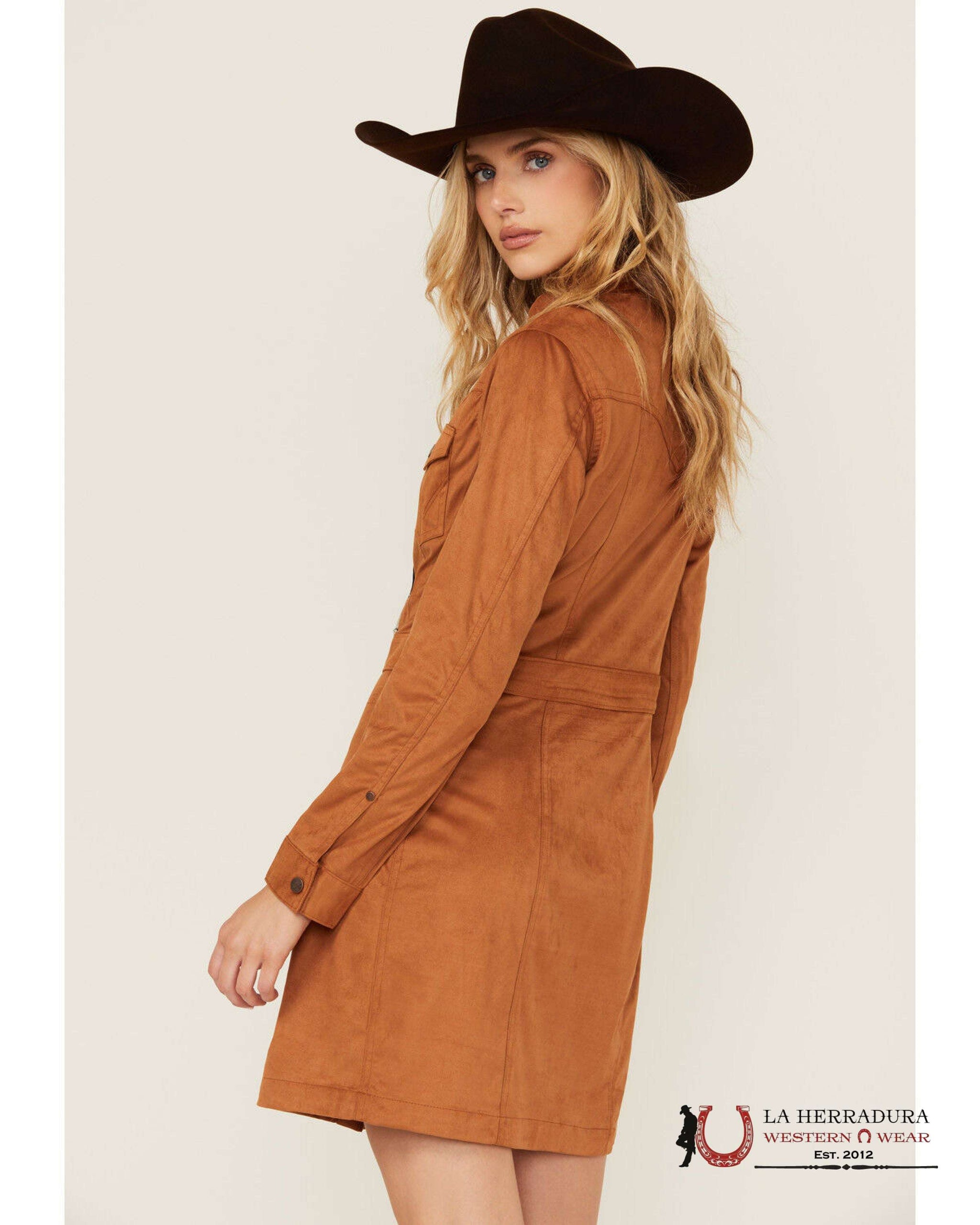 retro brown dress WRANGLER RETRO JACKET DRESS BROWN