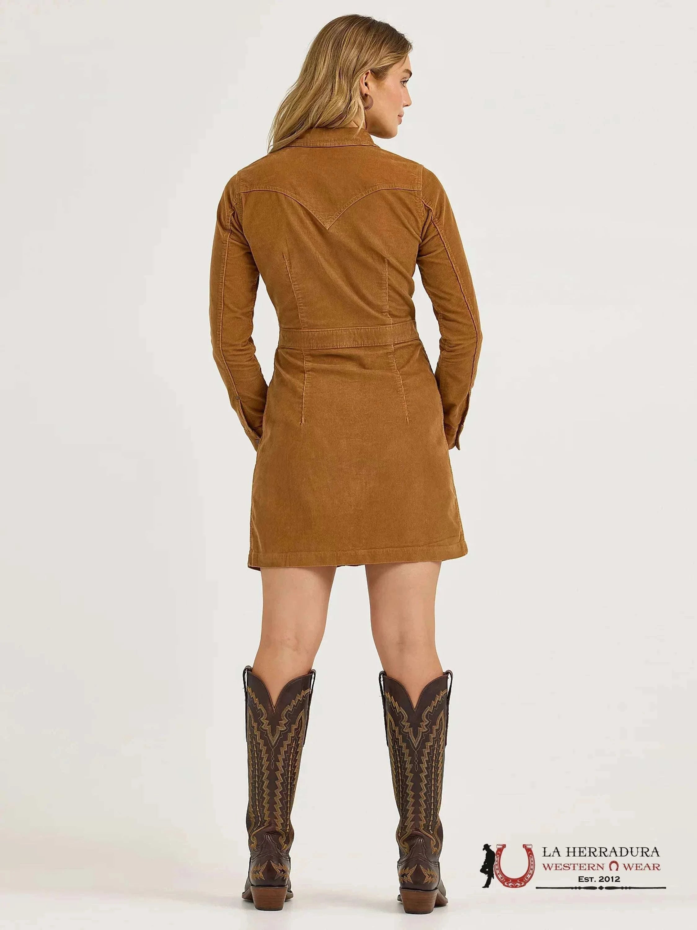 WRANGLER RETRO JACKET DRESS BROWN - 7335 ROPA MUJERES