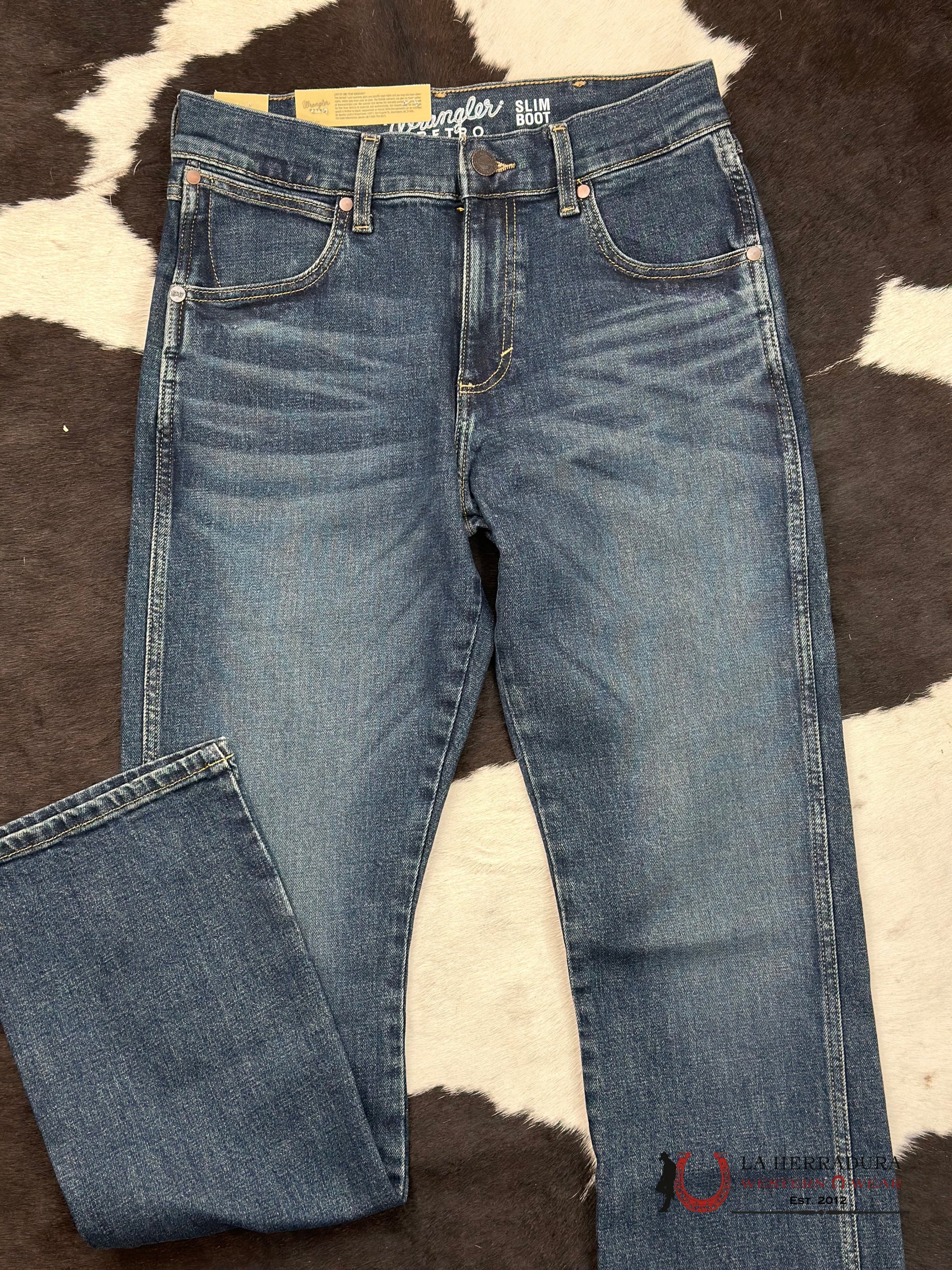 Wrangler Retro Slim Boot Midwash 77Mwz Jeans