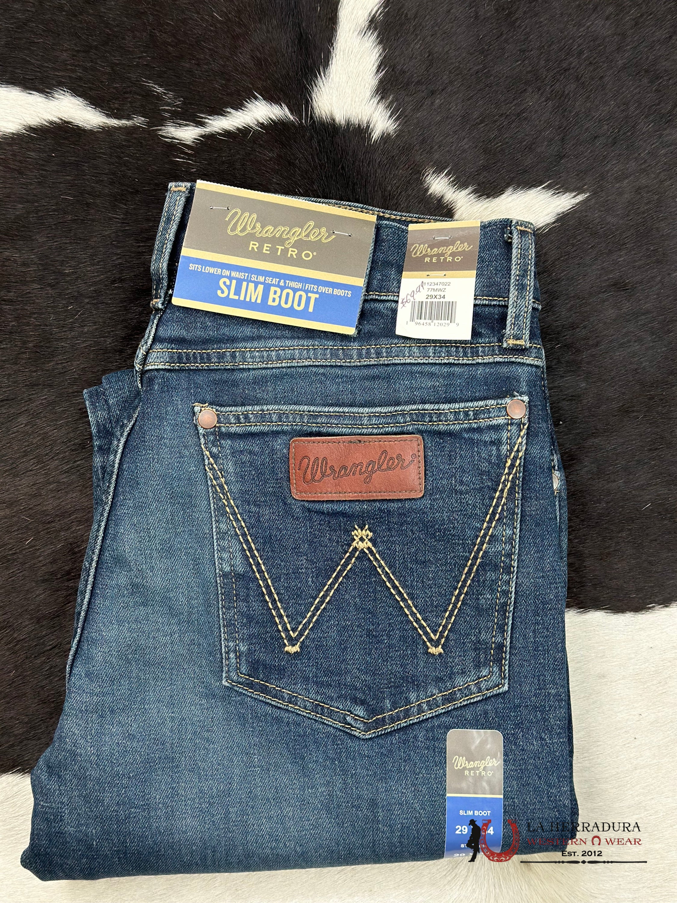 Wrangler Retro Slim Boot Midwash 77Mwz Jeans