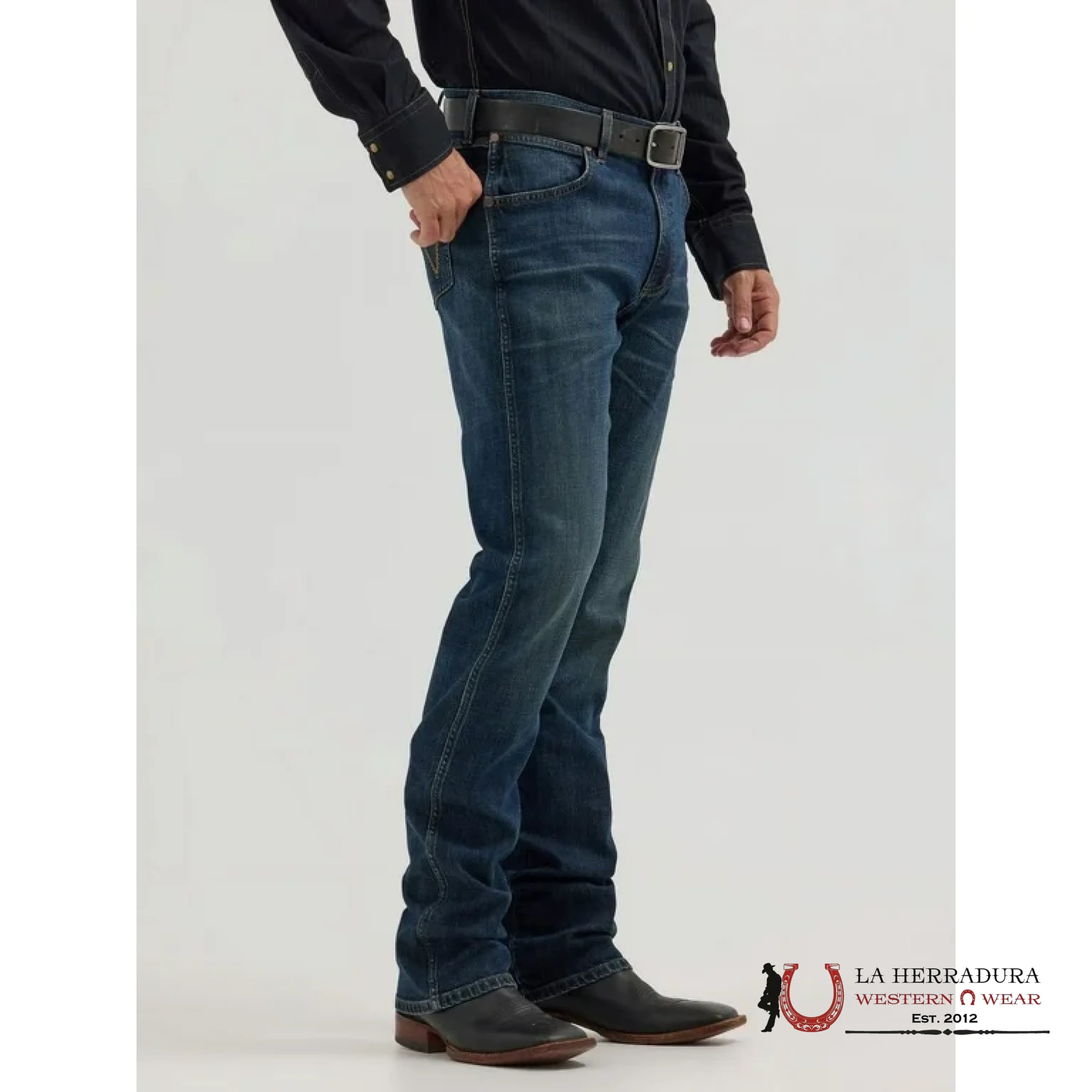 WRANGLER RETRO SLIM BOOT MIDWASH - 112358248 77MWZ WRANGLER JEANS