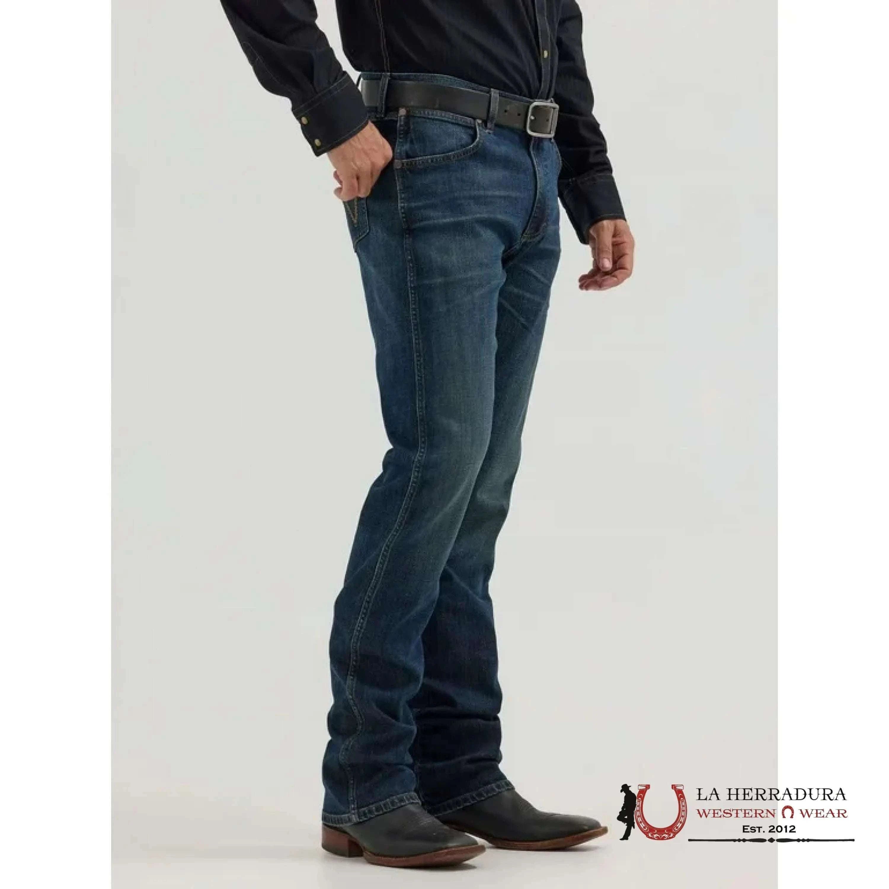 WRANGLER RETRO SLIM BOOT MIDWASH - 112358248 77MWZ WRANGLER JEANS