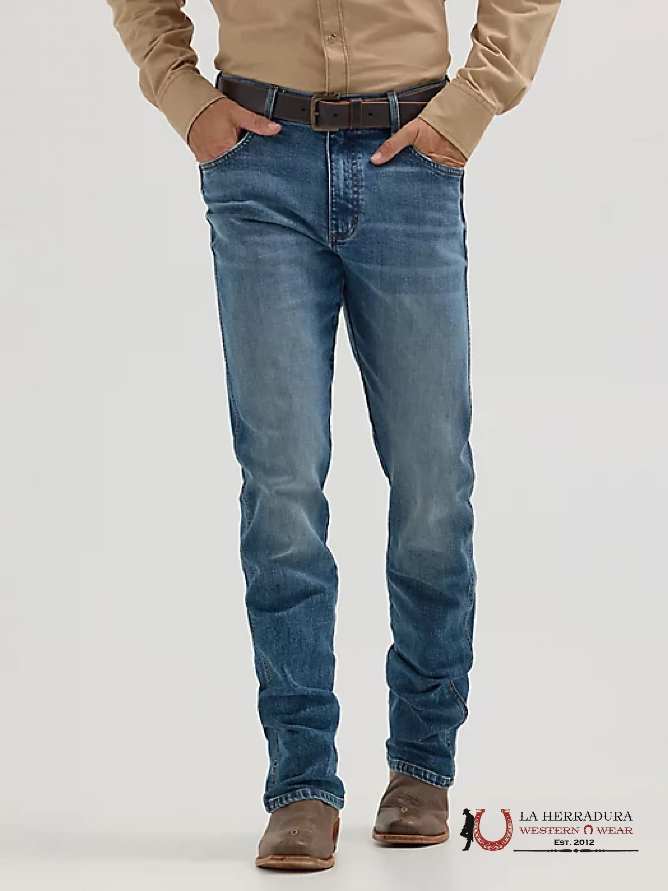 Wrangler Retro Slim Boot Midwash Jeans