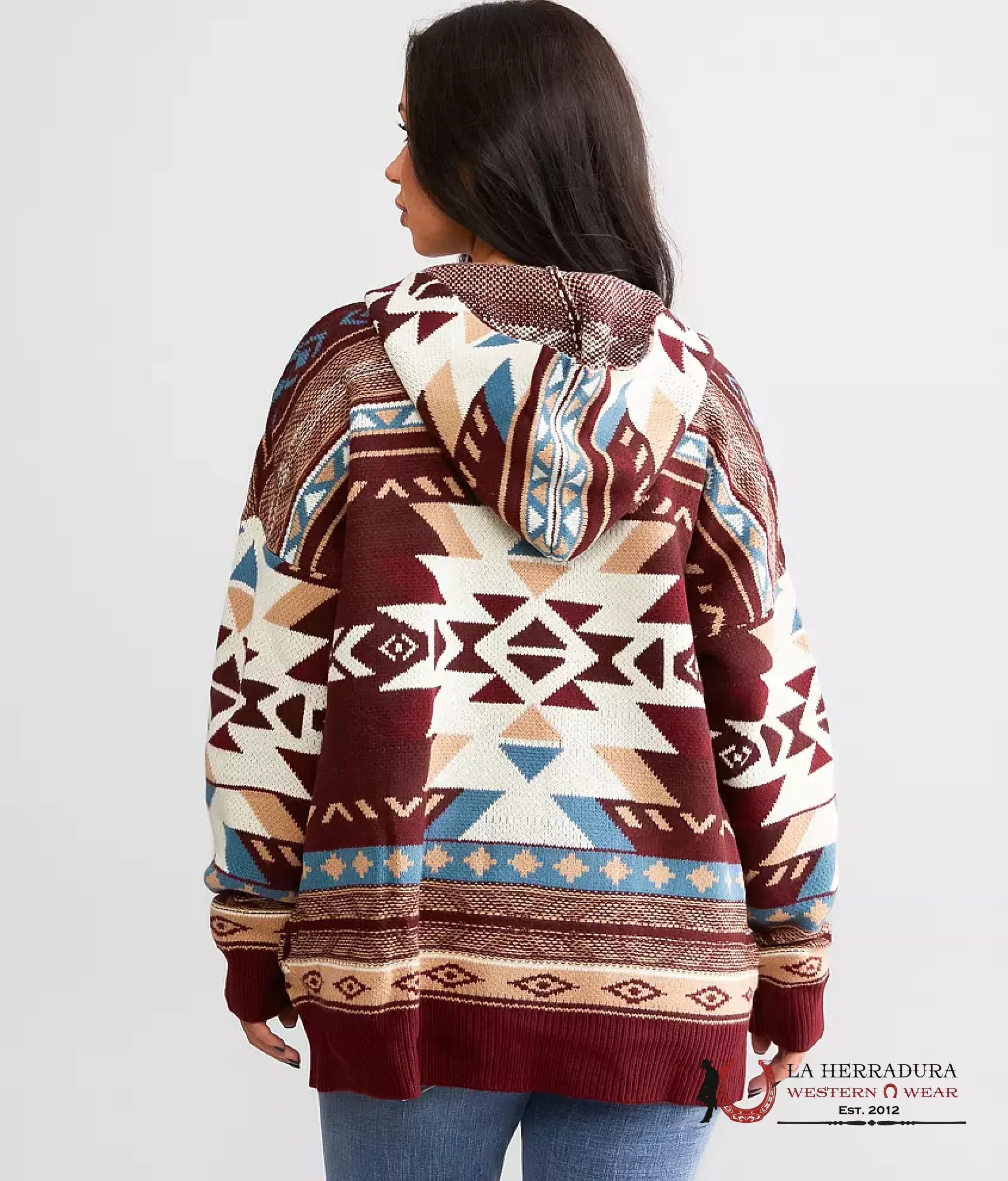 WRANGLER RETRO WOMEN AZTEC PRINT CARDIGAN SWEATER 112339436 ROPA MUJERES
