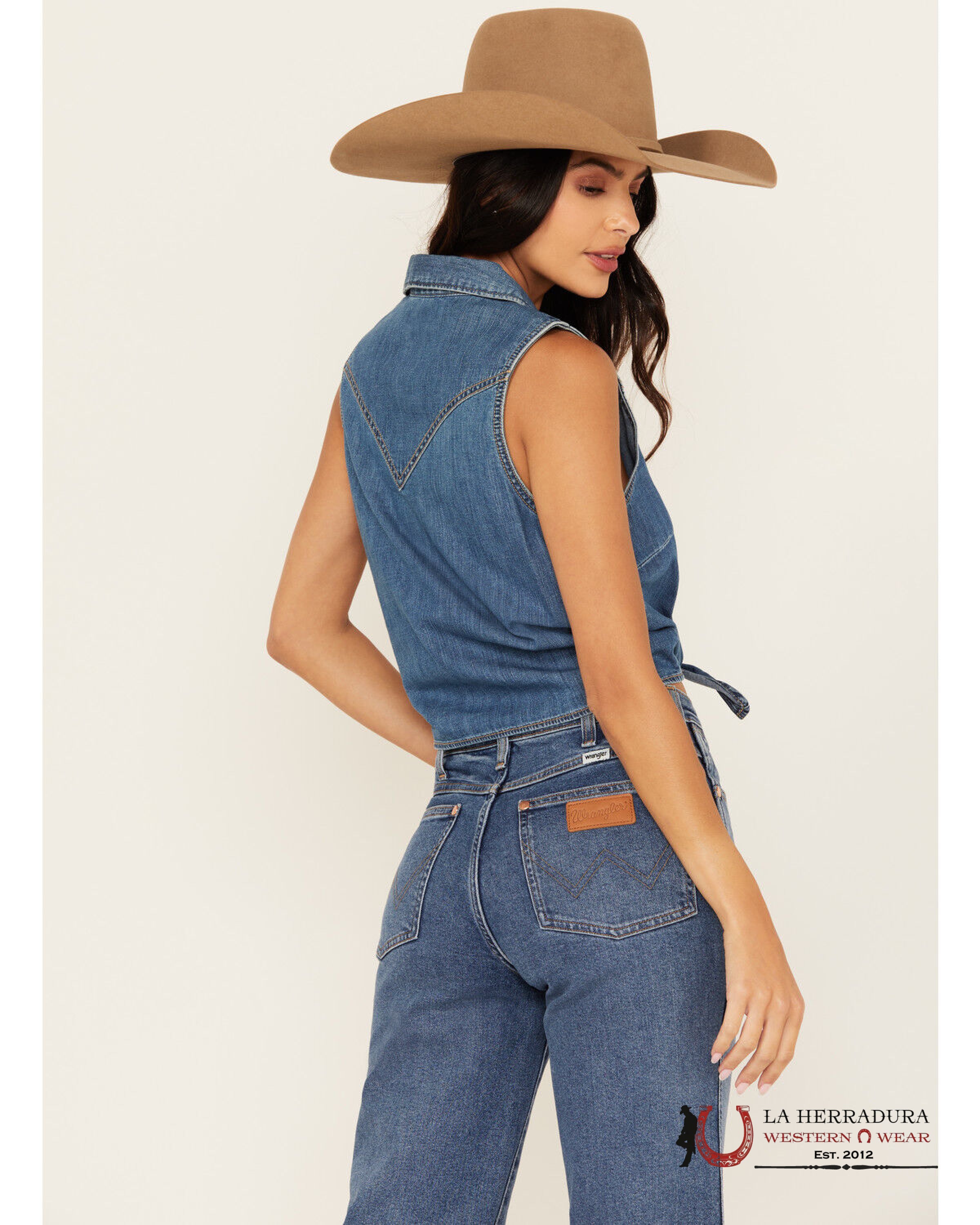 WRANGLER RETRO WOMEN Long Sleeve Jean Shirt 112360785 ROPA MUJERES