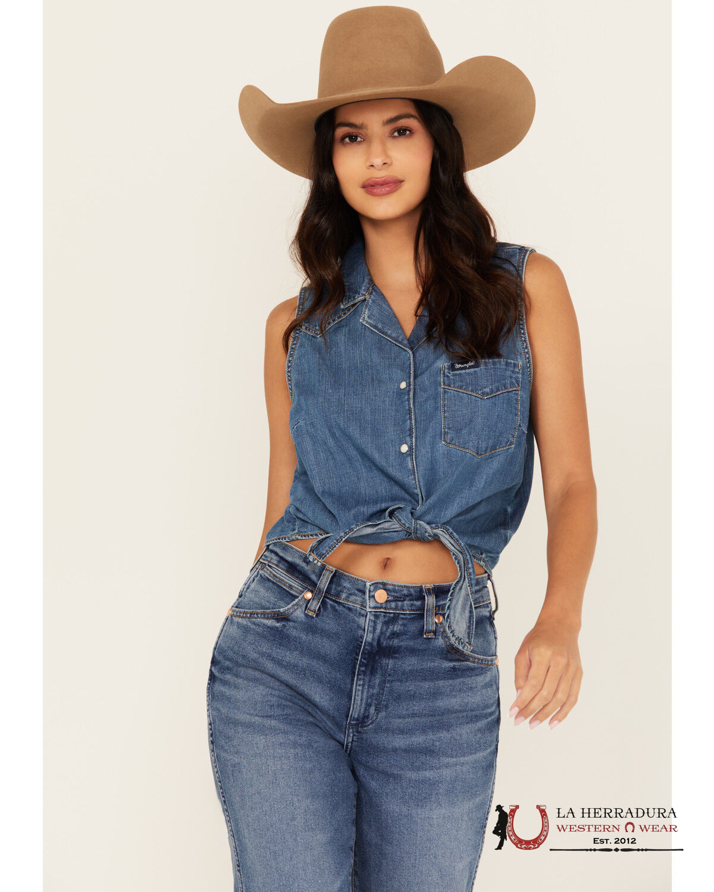 WRANGLER RETRO WOMEN Long Sleeve Jean Shirt 112360785 ROPA MUJERES