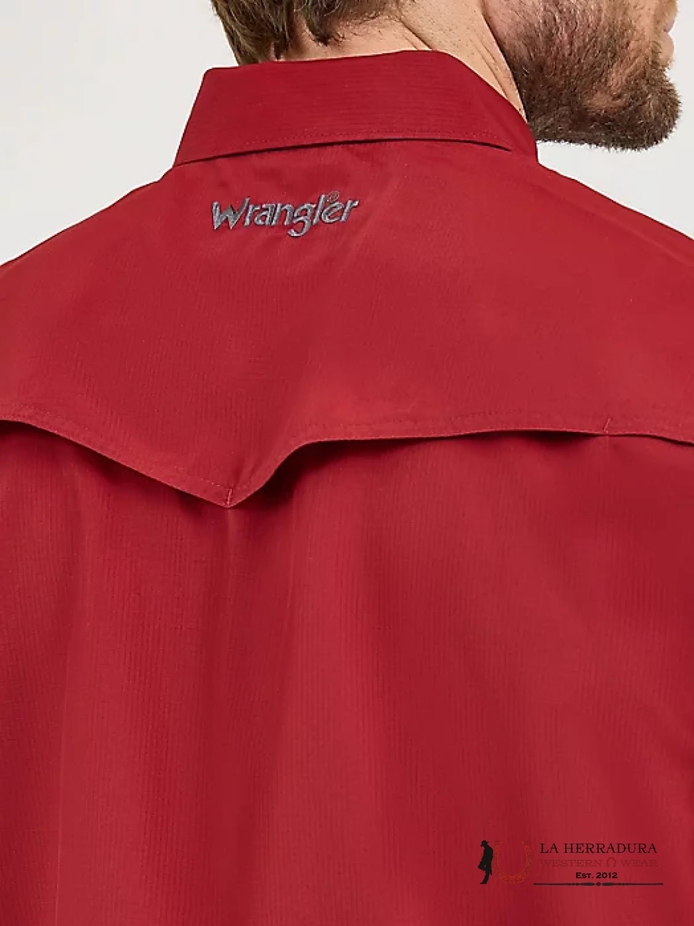 WRANGLER Scarlet Red Short Sleeve Shirt ROPA HOMBRES