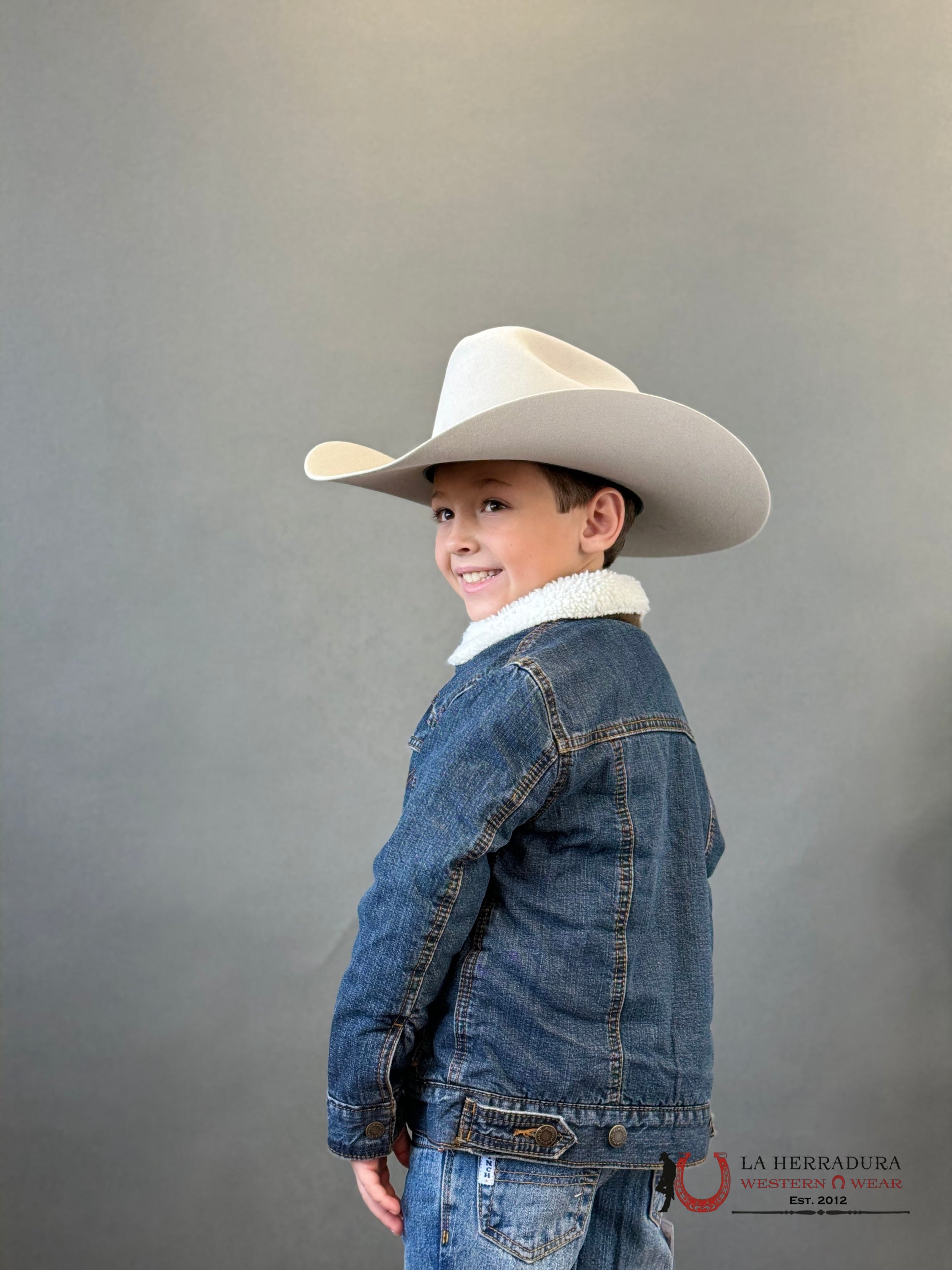 Wrangler Sherpa Rustic Blue Kids Niños