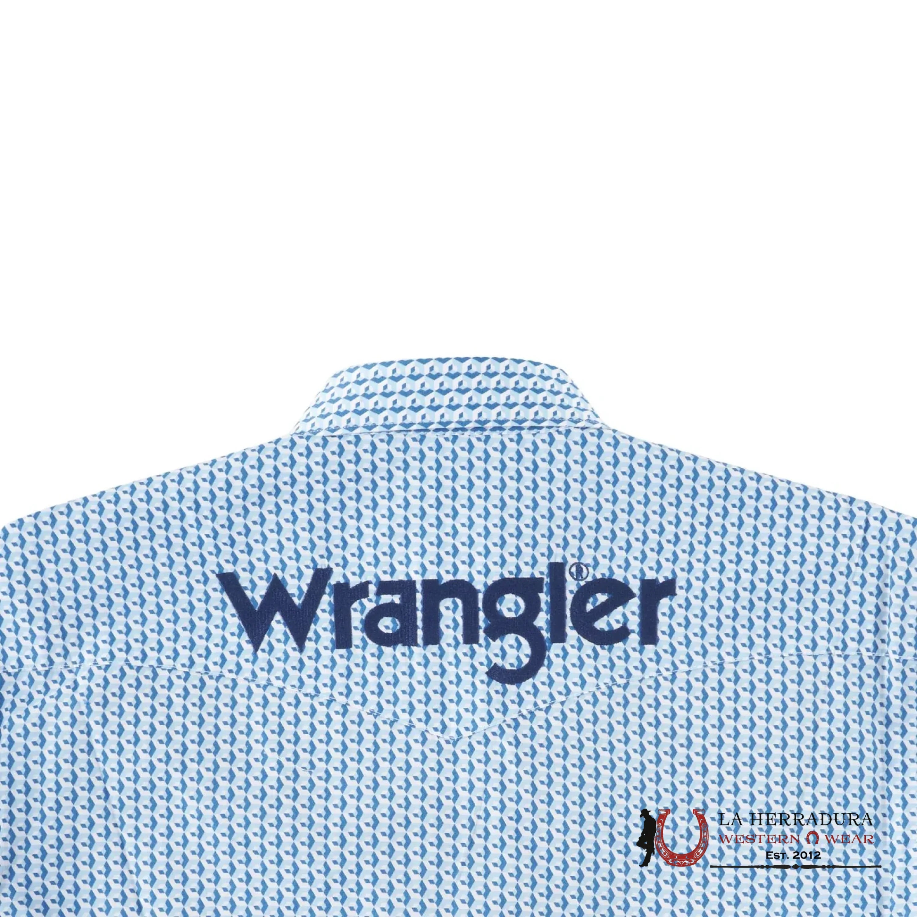 WRANGLER SHIRT CLASSIC FIT BLUE LONG SLEEVE 8482 ROPA HOMBRES