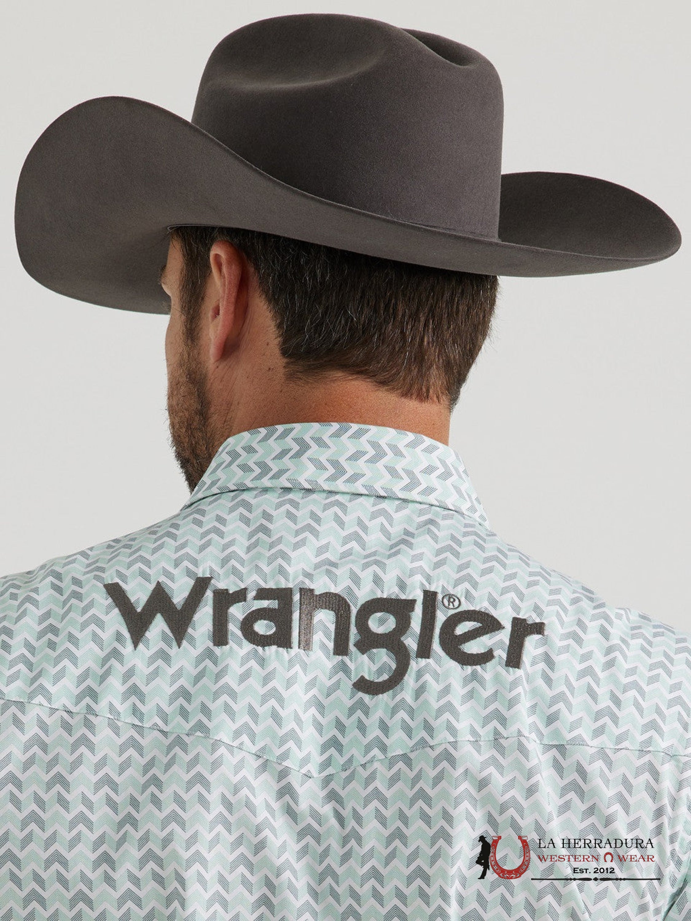 WRANGLER SHIRT CLASSIC FIT GREEN LONG SLEEVE 6224 ROPA HOMBRES