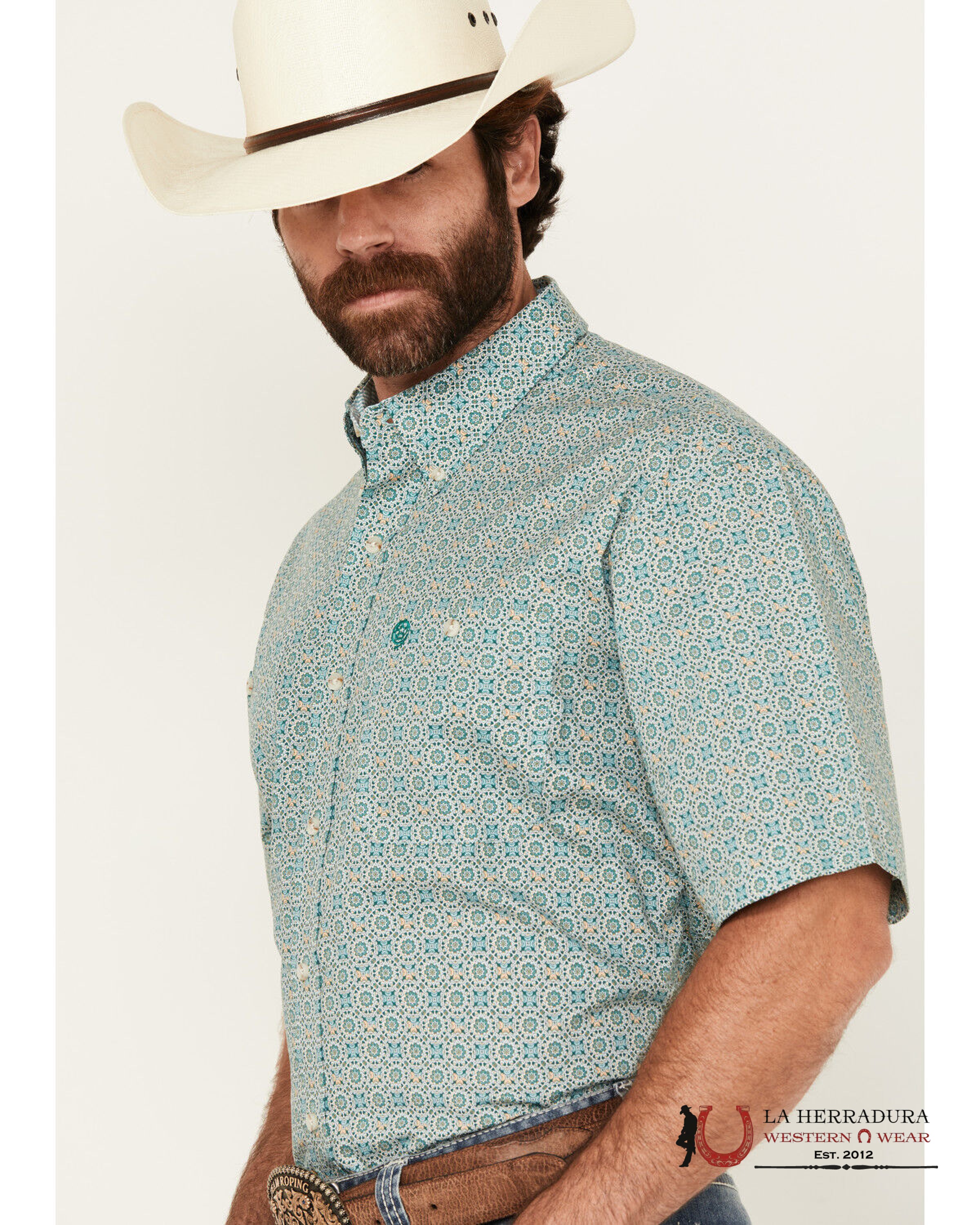 WRANGLER SHIRT RELAXED FIT GREEN LONG SLEEVE 0060 ROPA HOMBRES